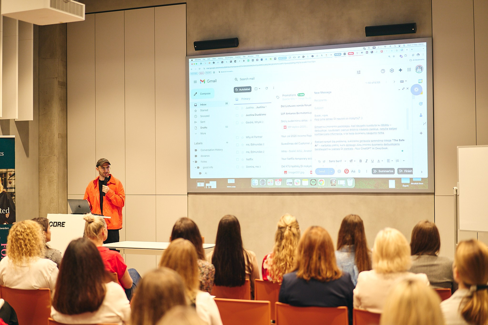 AI workshop for HR Hint. Photographer in Vilnius