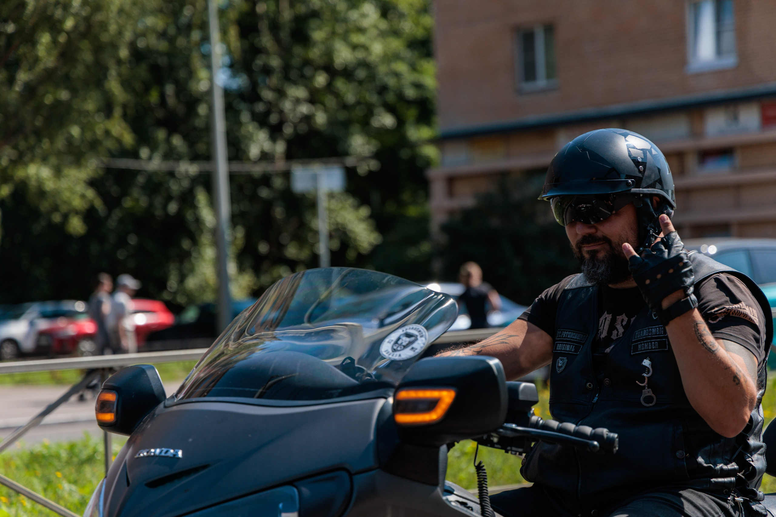 День ВМФ с мотоклубом 28.08.24. Репортажный фотограф Санкт-Петербург | Роман Карбышев