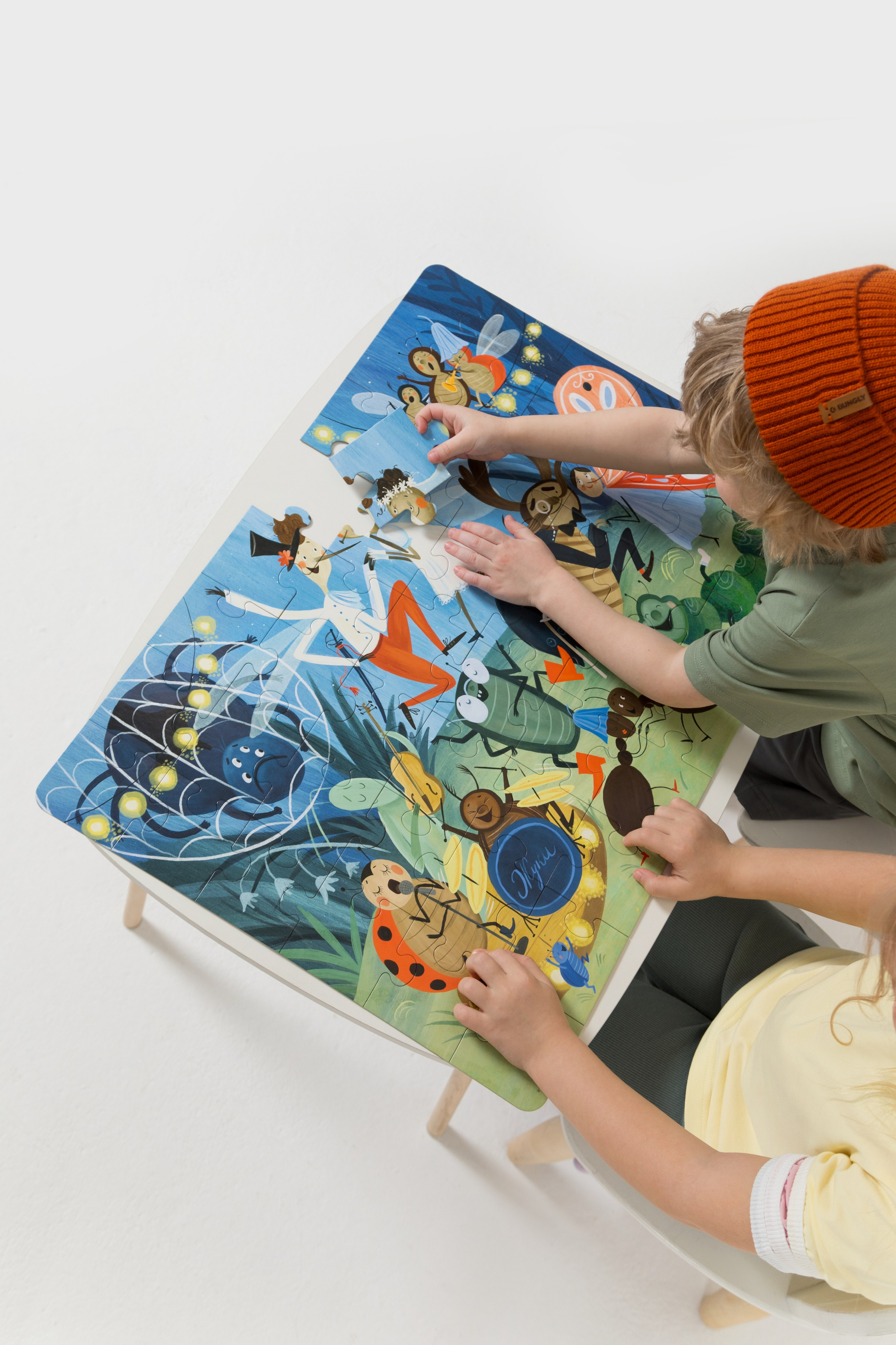 Имиджевая и каталожная съёмка для бренда детских пазлов. Детский и контент фотограф Надя Волкова Санкт-Петербург