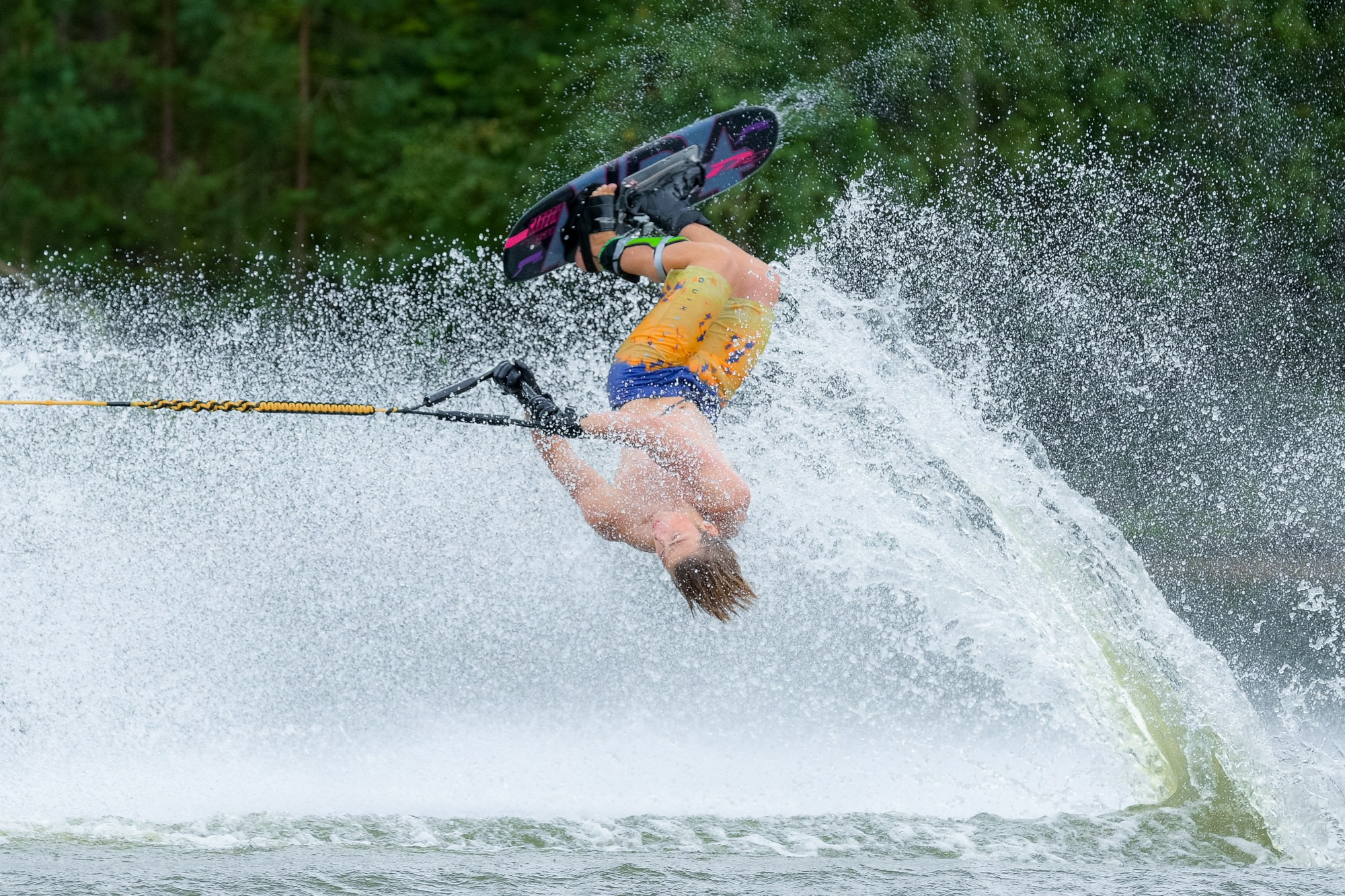 Чемпионат России по воднолыжному спорту. Елена Дружинина. Спортивный и репортажный фотограф
