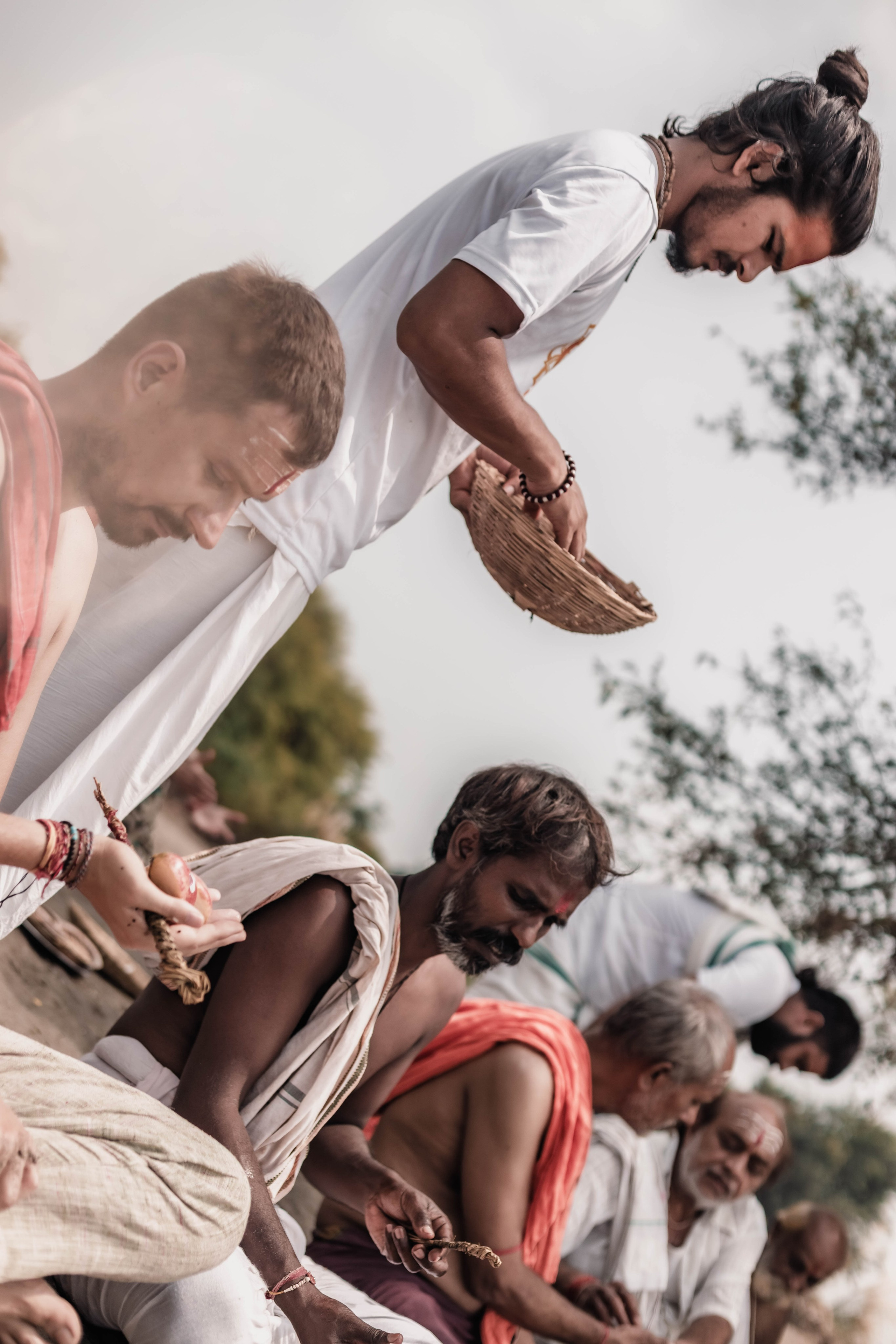 Pitri Paksha yagyas & poojas Devraha Baba ji ashram. Mariam Bagdasaryan