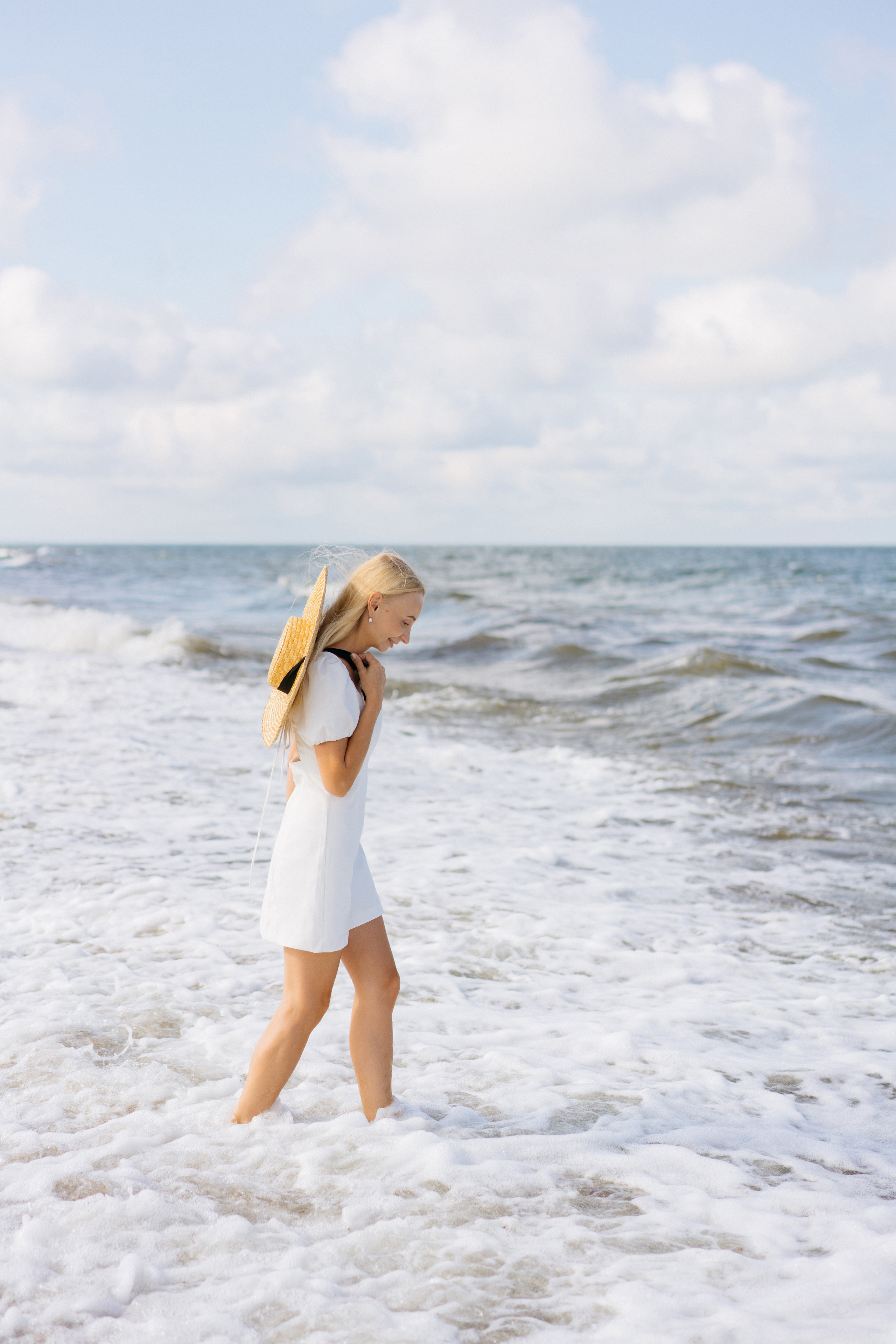 Летняя фотосессия на берегу моря. Свадебный и семейный фотограф в Калининграде Анастасия Гриценко