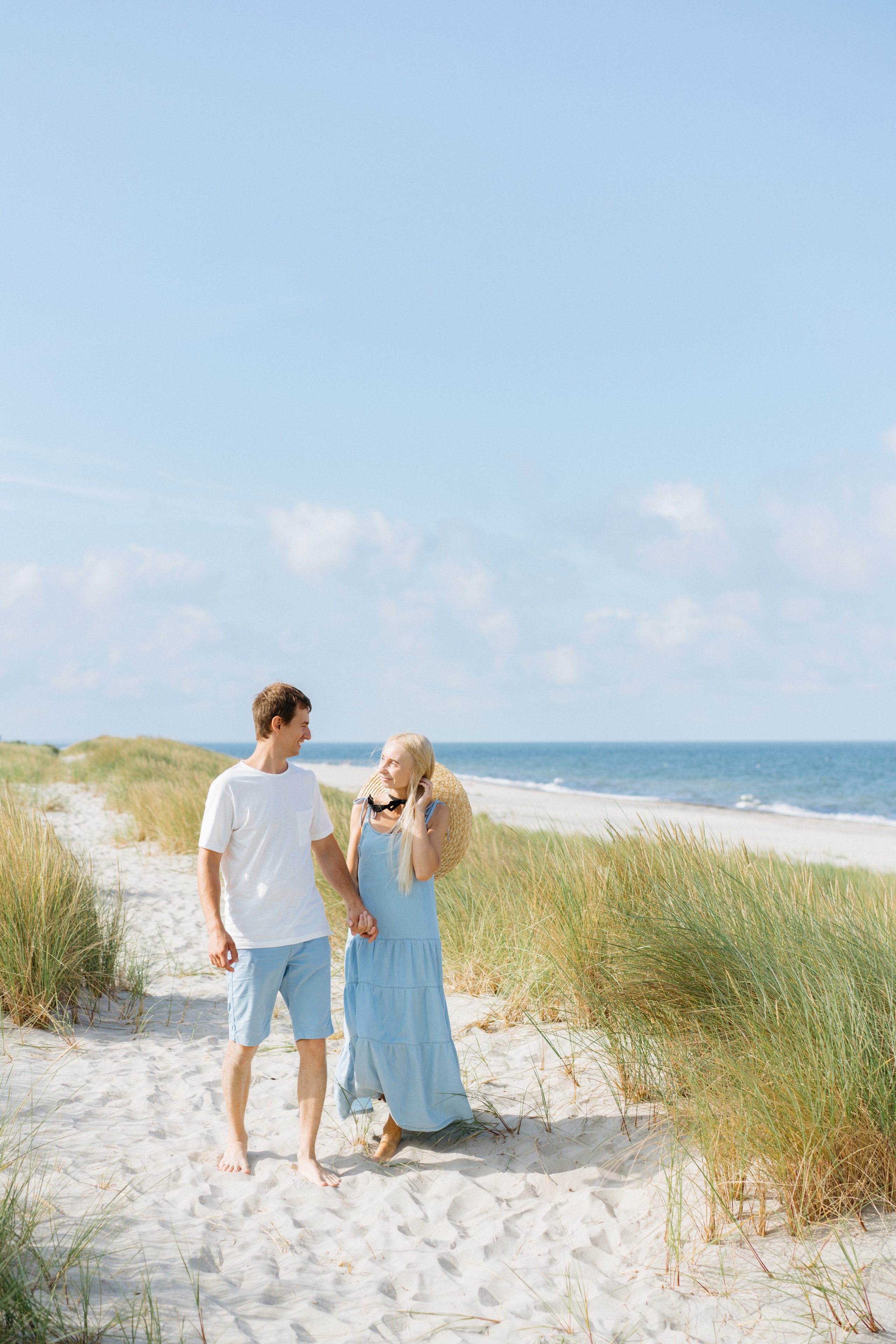 Летняя фотосессия на берегу моря. Свадебный и семейный фотограф в Калининграде Анастасия Гриценко