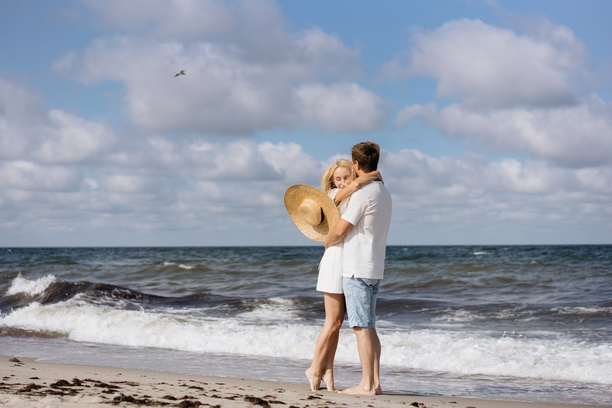 Летняя фотосессия на берегу моря. Свадебный и семейный фотограф в Калининграде Анастасия Гриценко