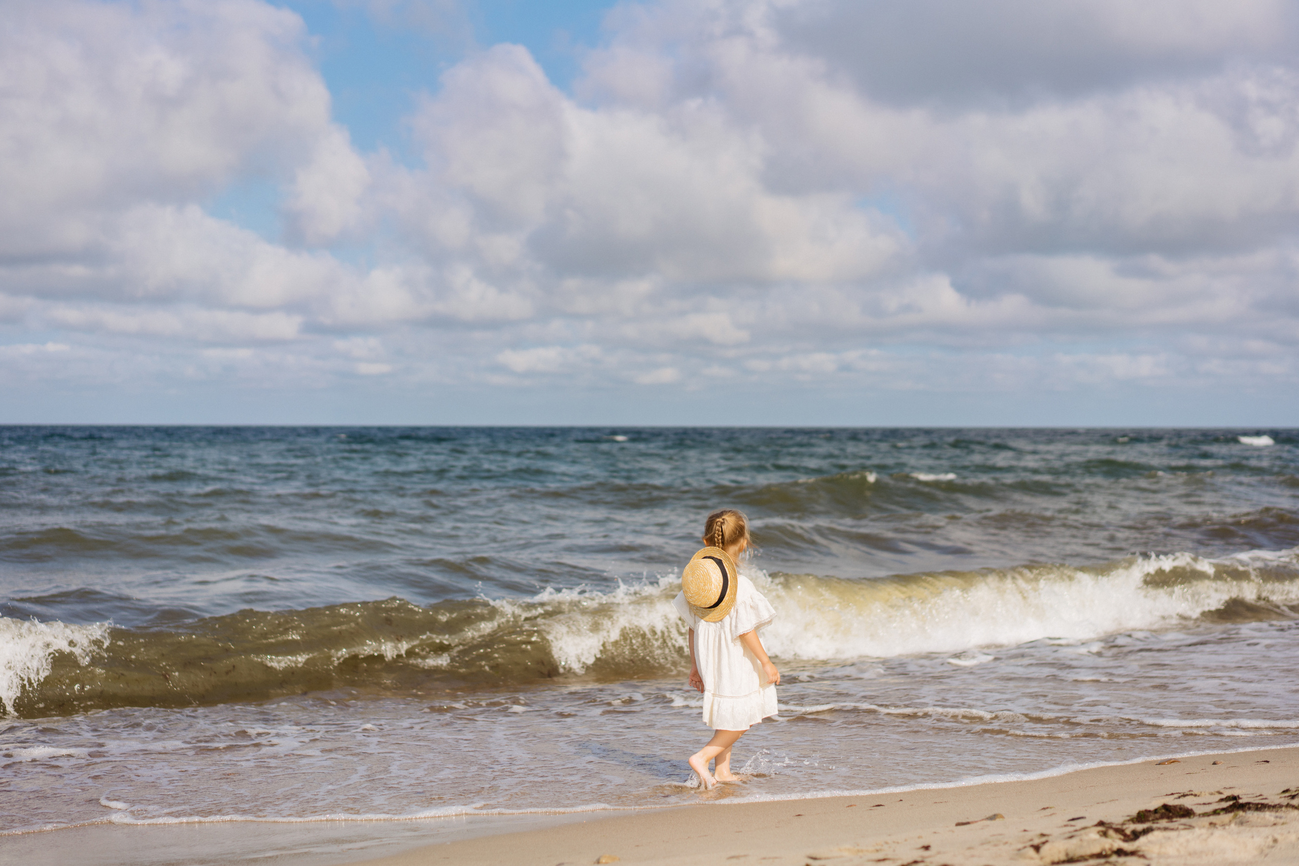 Летняя фотосессия на берегу моря. Свадебный и семейный фотограф в Калининграде Анастасия Гриценко