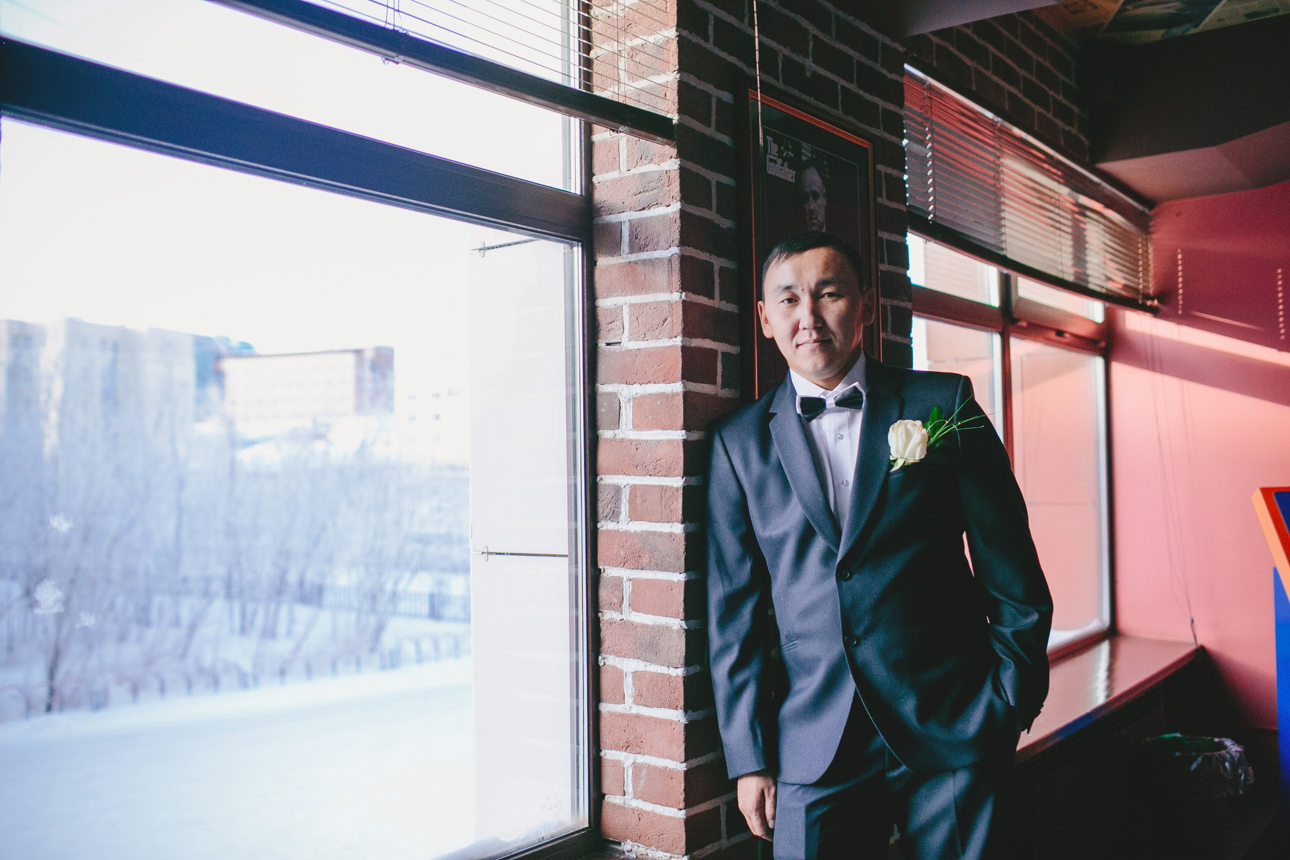 Зимнее свадебное фото. Фотограф Надежда Куин, Якутск