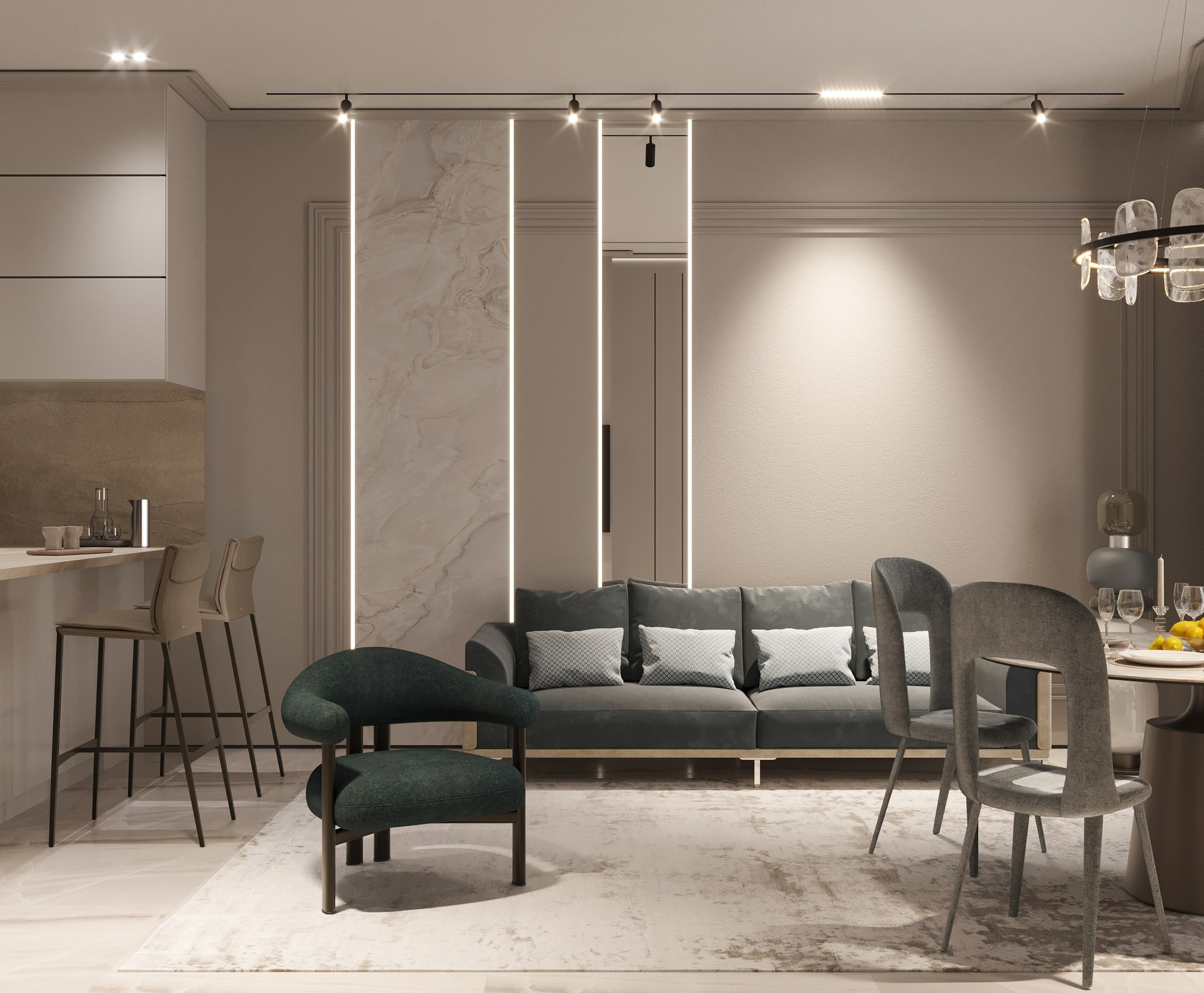 Beregovoy. Алла Нечаева|Интерьерная визуализация