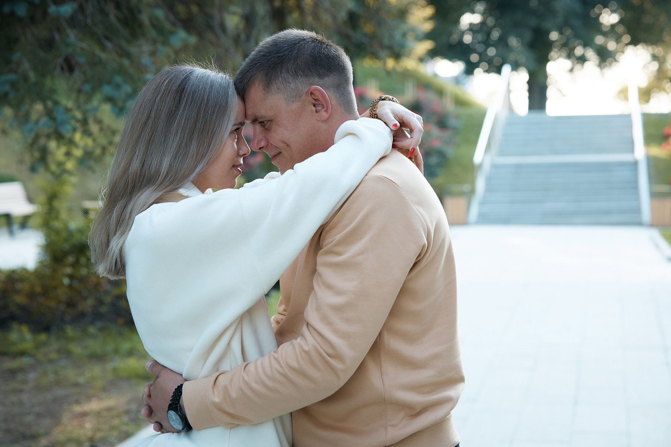 Прогулка в Алесандровском саду. Надя и Дима с дочей. Татьяна Бабаева — Фотограф