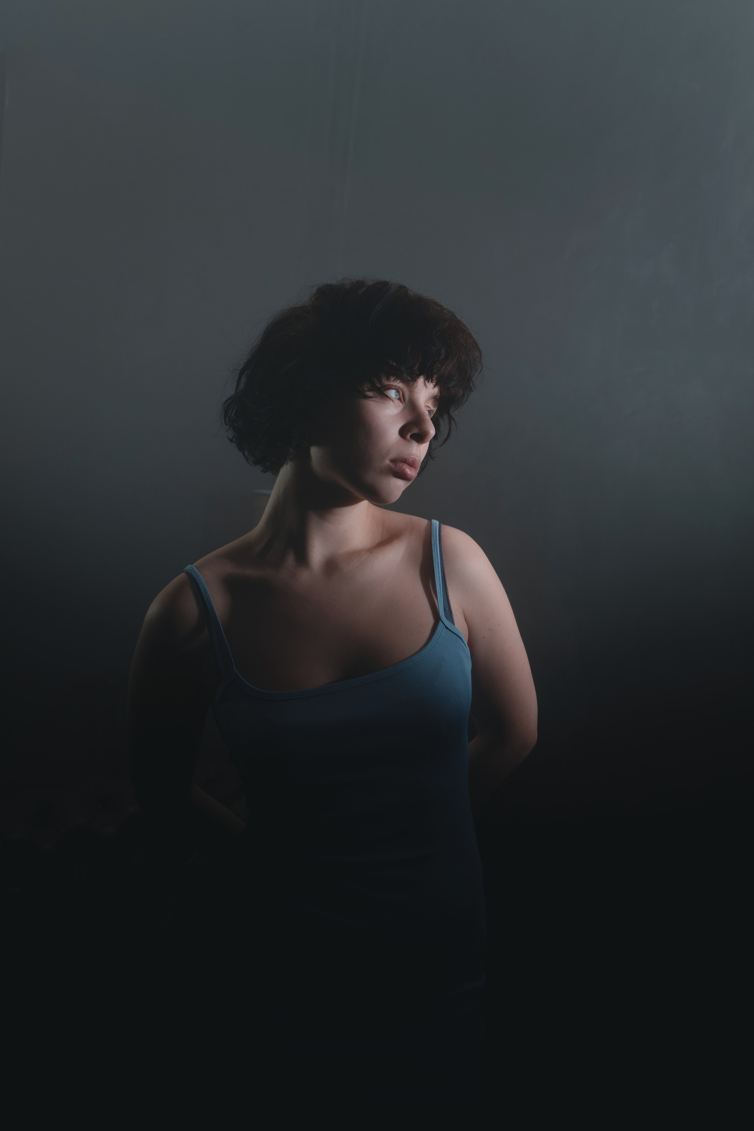 Лилуна портретная съемка студия когда мгла застилает взор. Портретный фотограф из Москвы. Павел Попов