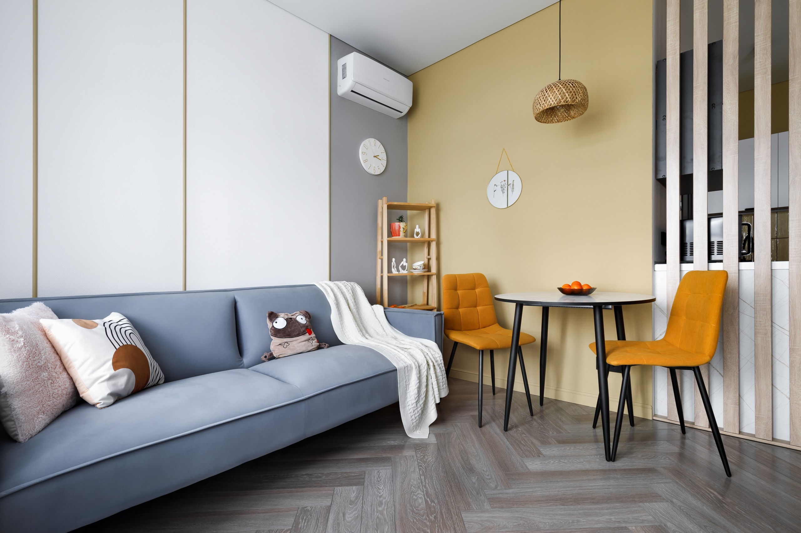 Яркая евродвушка в ЖК Михалковский. Съемка для дизайнера