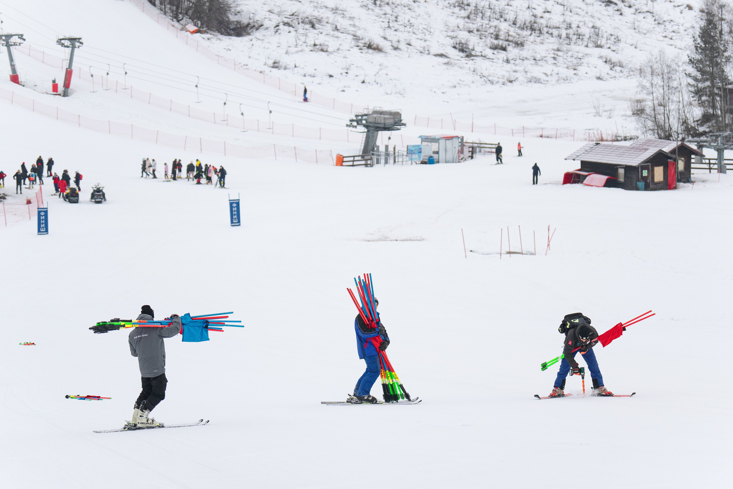 Горные лыжи. Первенство Центрального Федерального Округа. GS U14 Шуколово. Фотограф Студитский Евгений