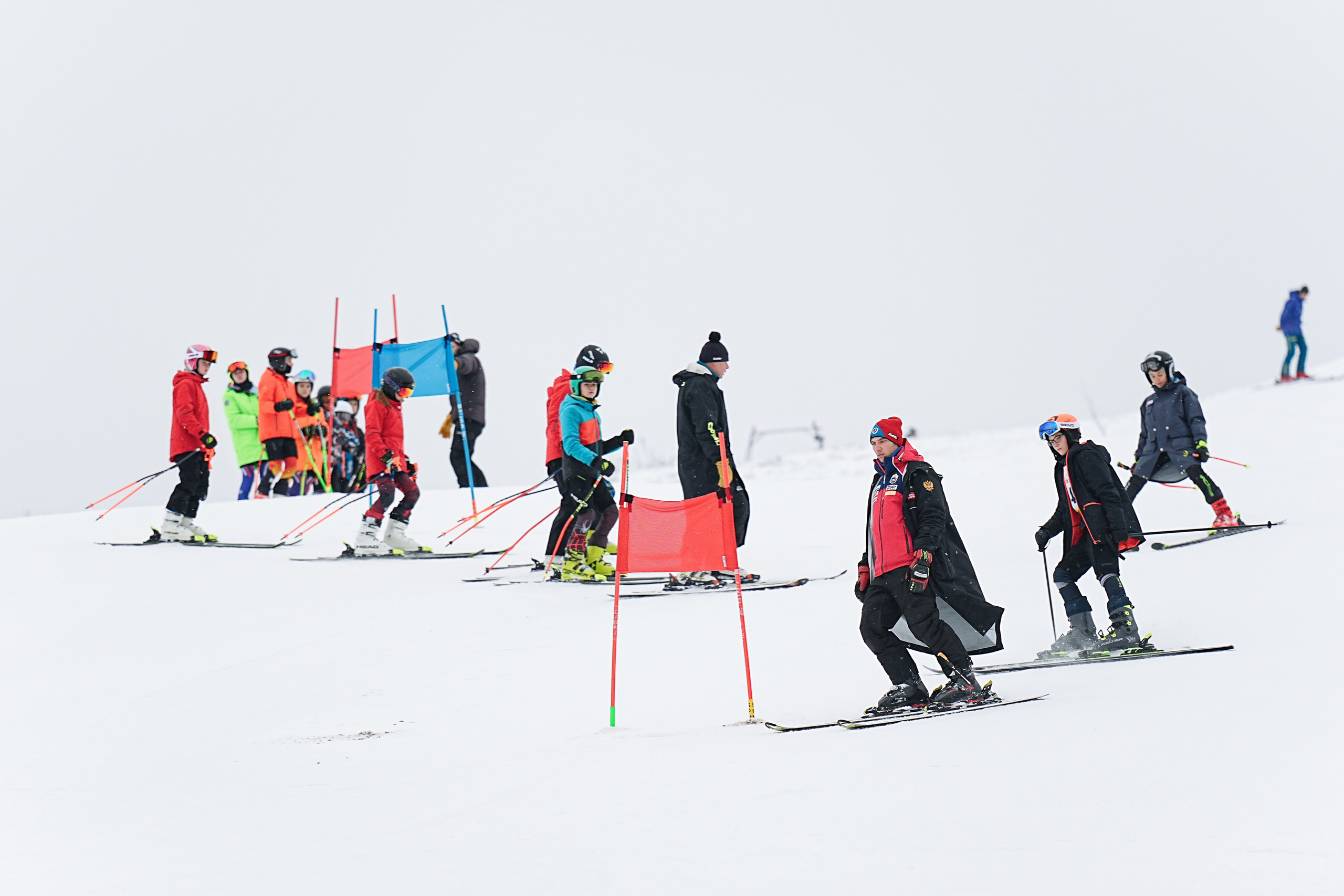 Горные лыжи. Первенство Центрального Федерального Округа. GS U14 Шуколово. Фотограф Студитский Евгений