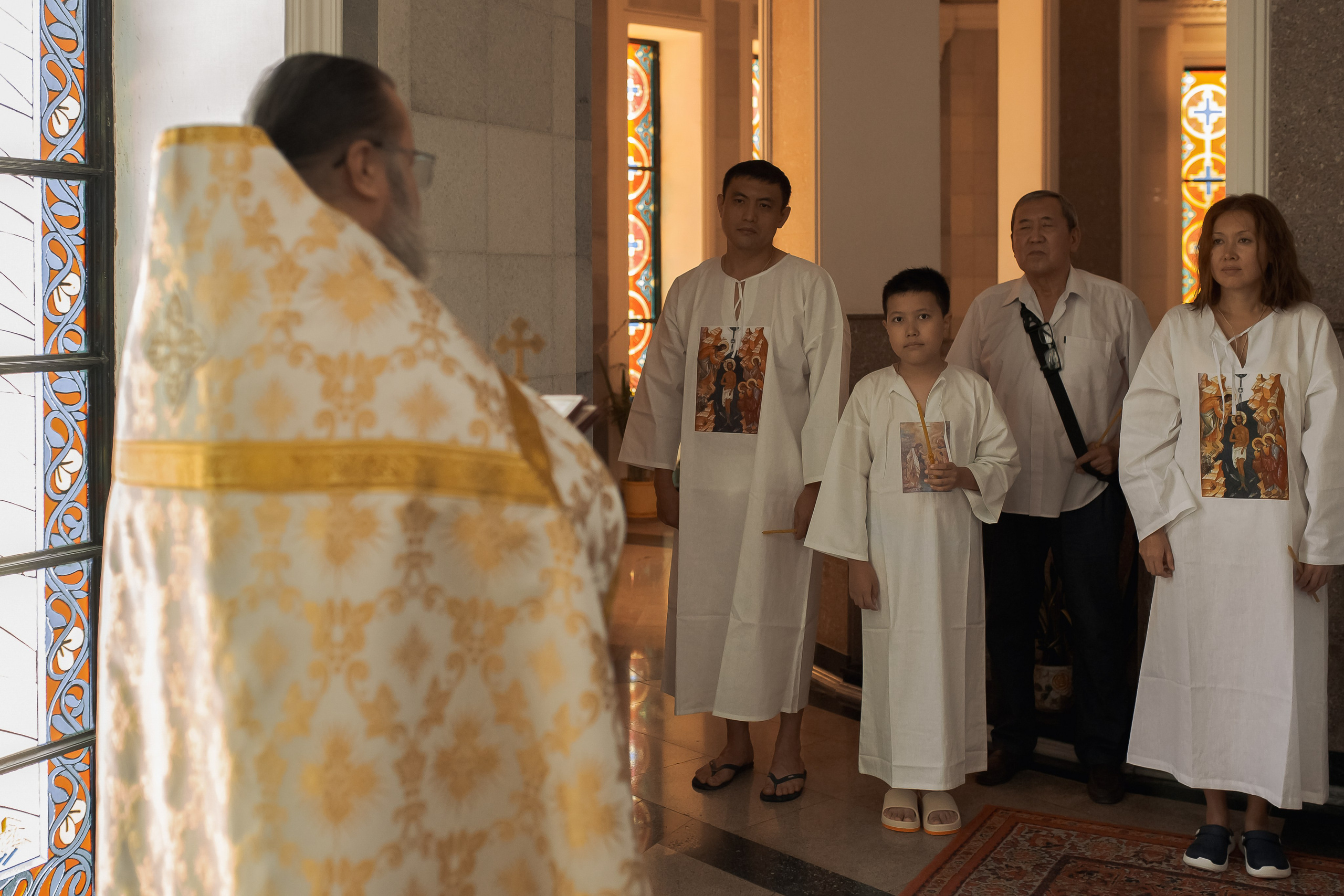 Крещение всей семьи. Фотограф на Крещение и Венчание в Ташкенте