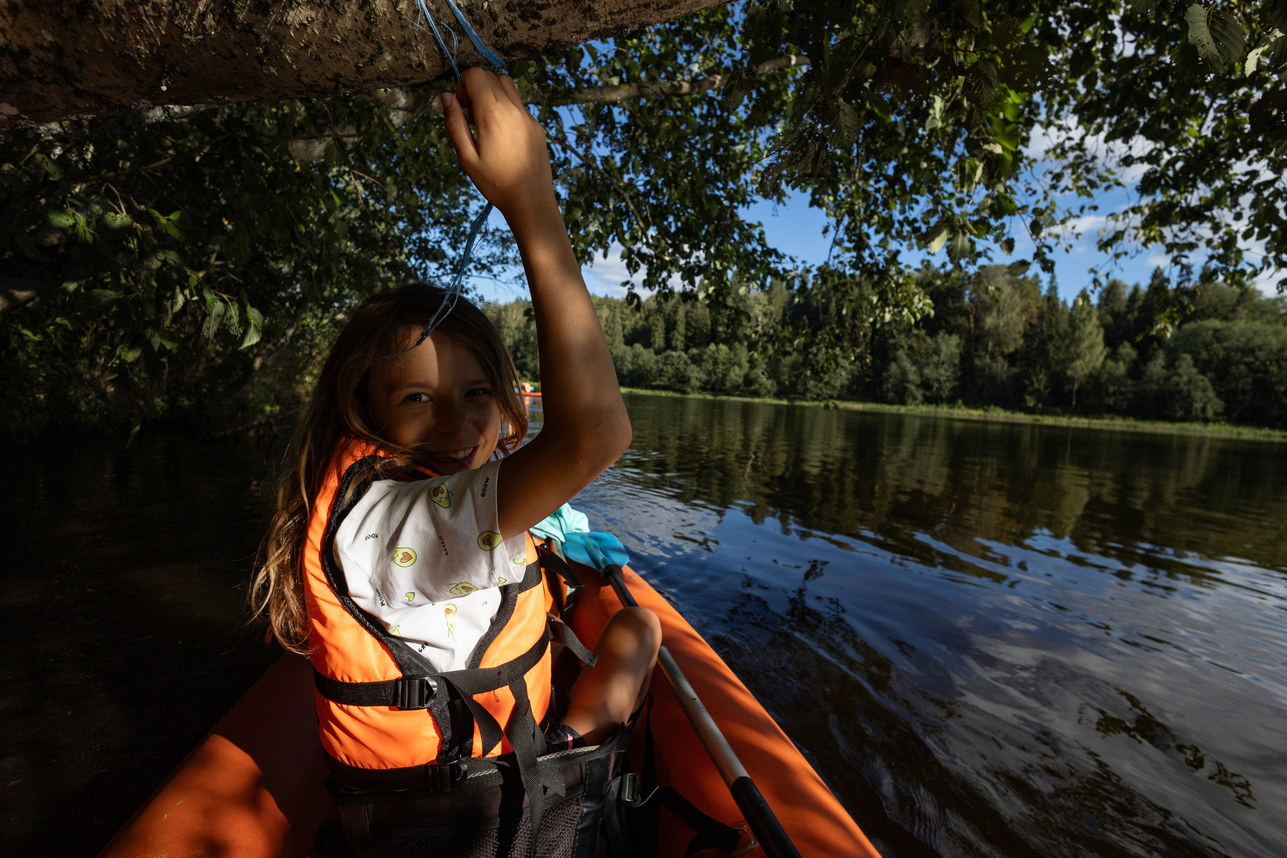 Катя в походе