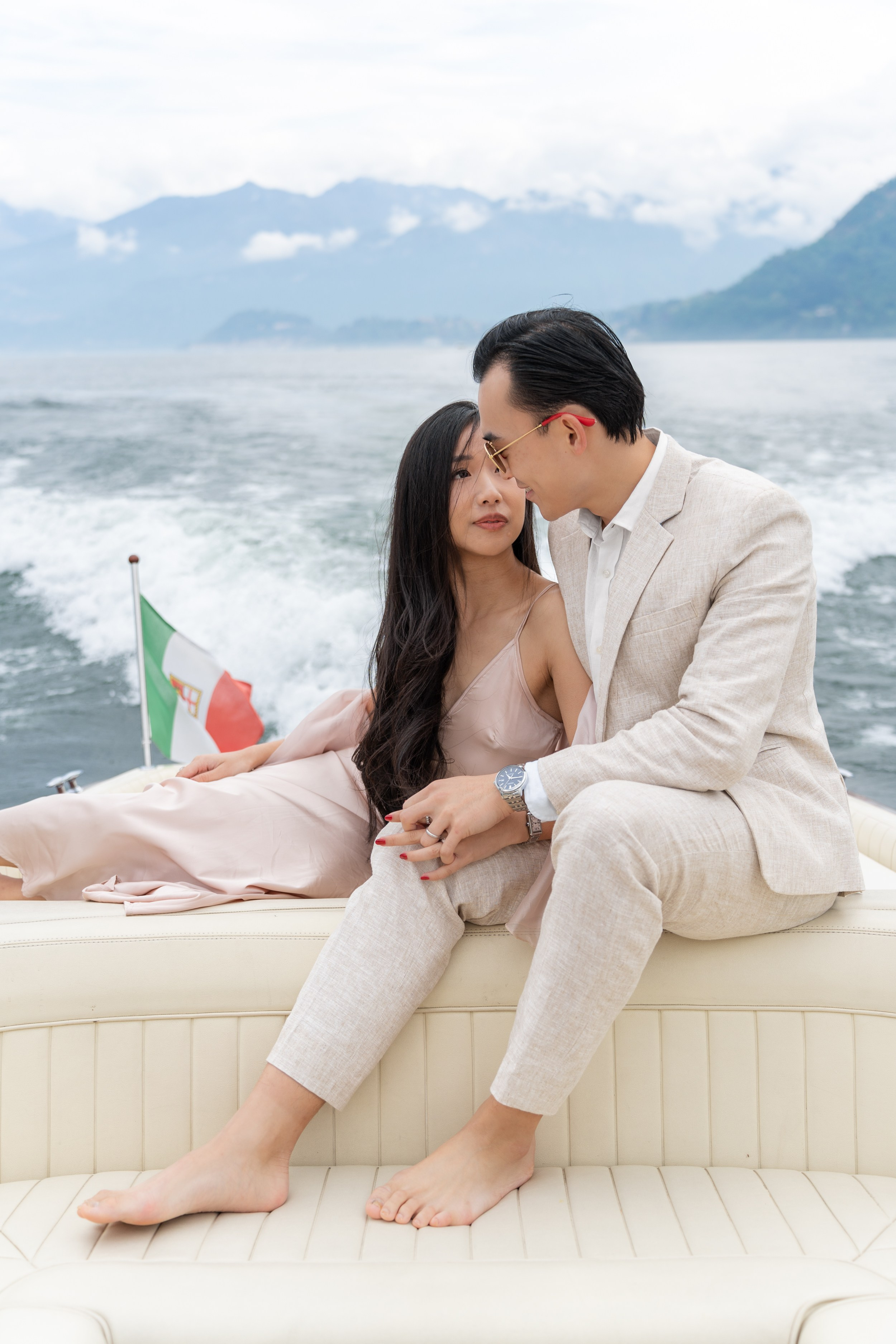 Kristen & husband. Maria Anistratova | Destination Photographer, Videographer & Drone Pilot — Lake Como
