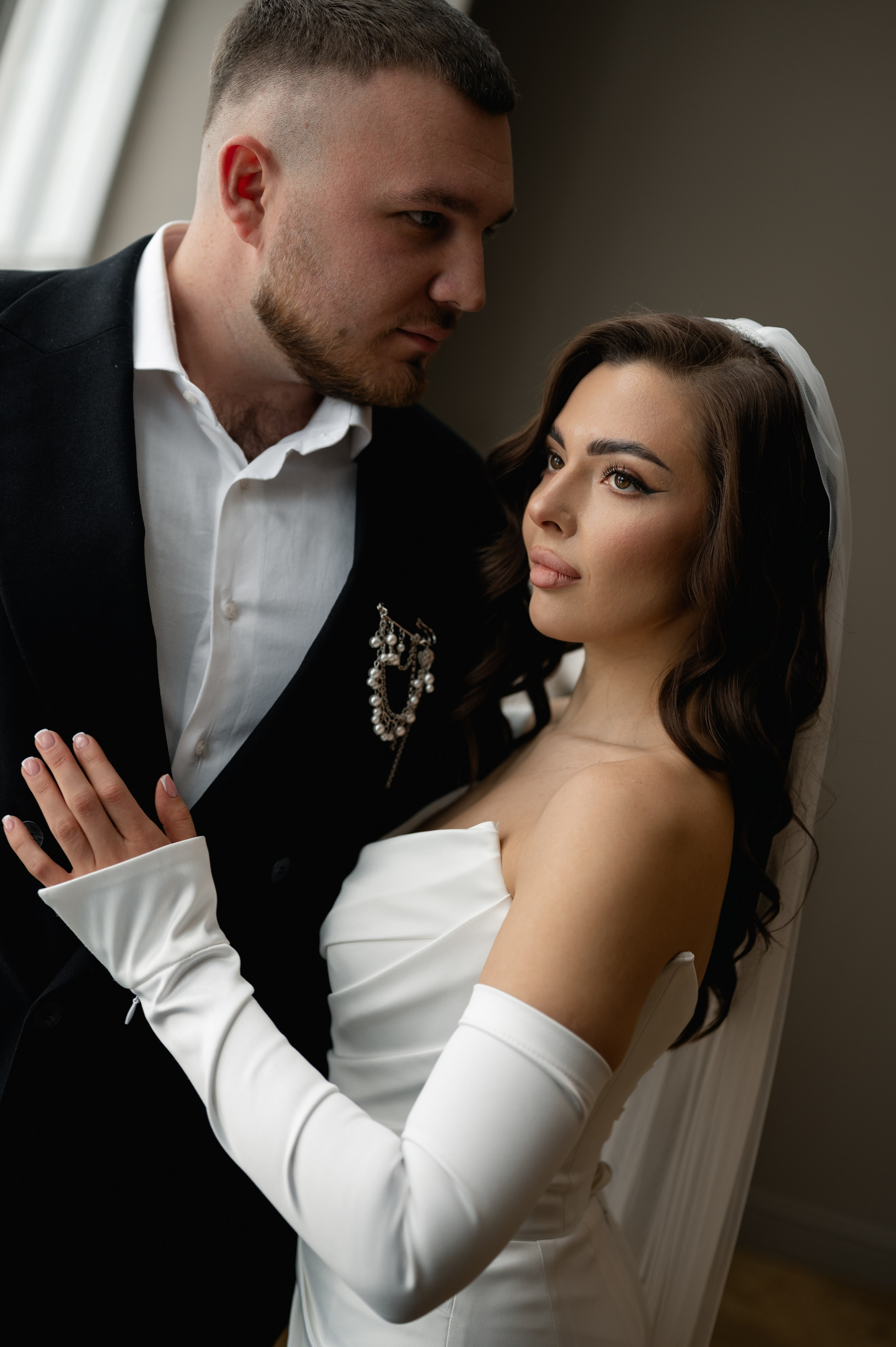 Свадебная фотосессия в студии. Свадебный и семейный фотограф в Краснодаре Алина Мельник