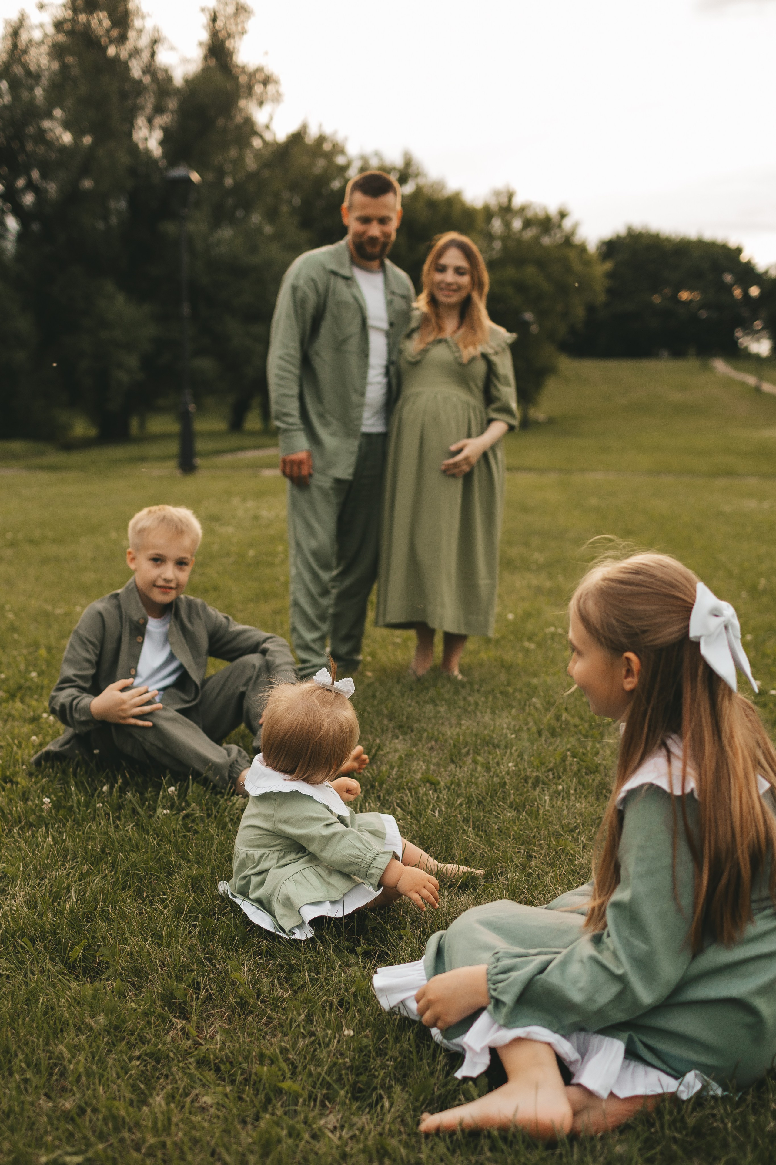 Семейная фотосессия на улице. Семейный и детский фотограф и видеограф в Москве, Дрокина Наталья
