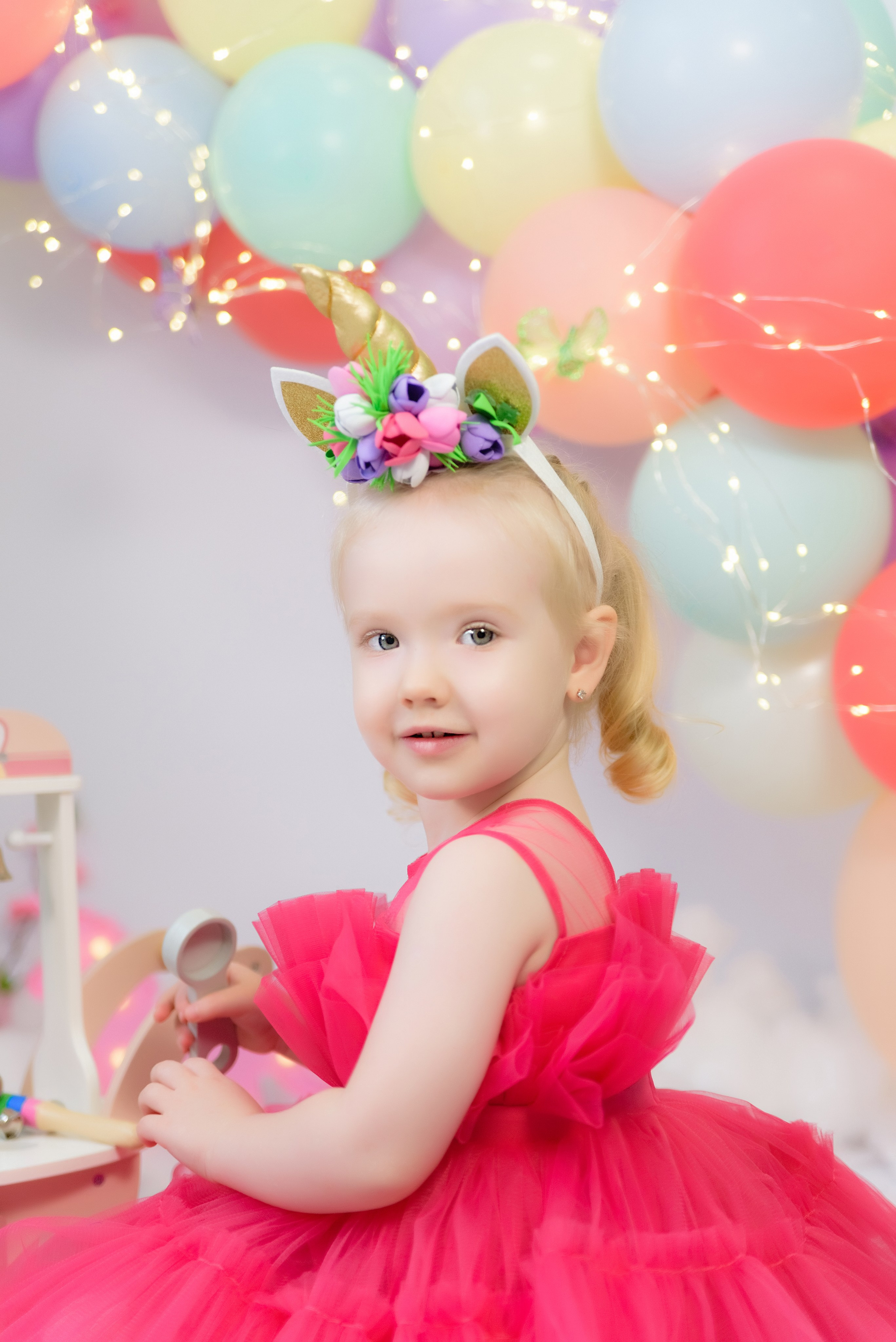 Детская фотосессия «Единорожки» Варя. Детский Фотограф |Фотограф на годик в Брянске Ирина Романова