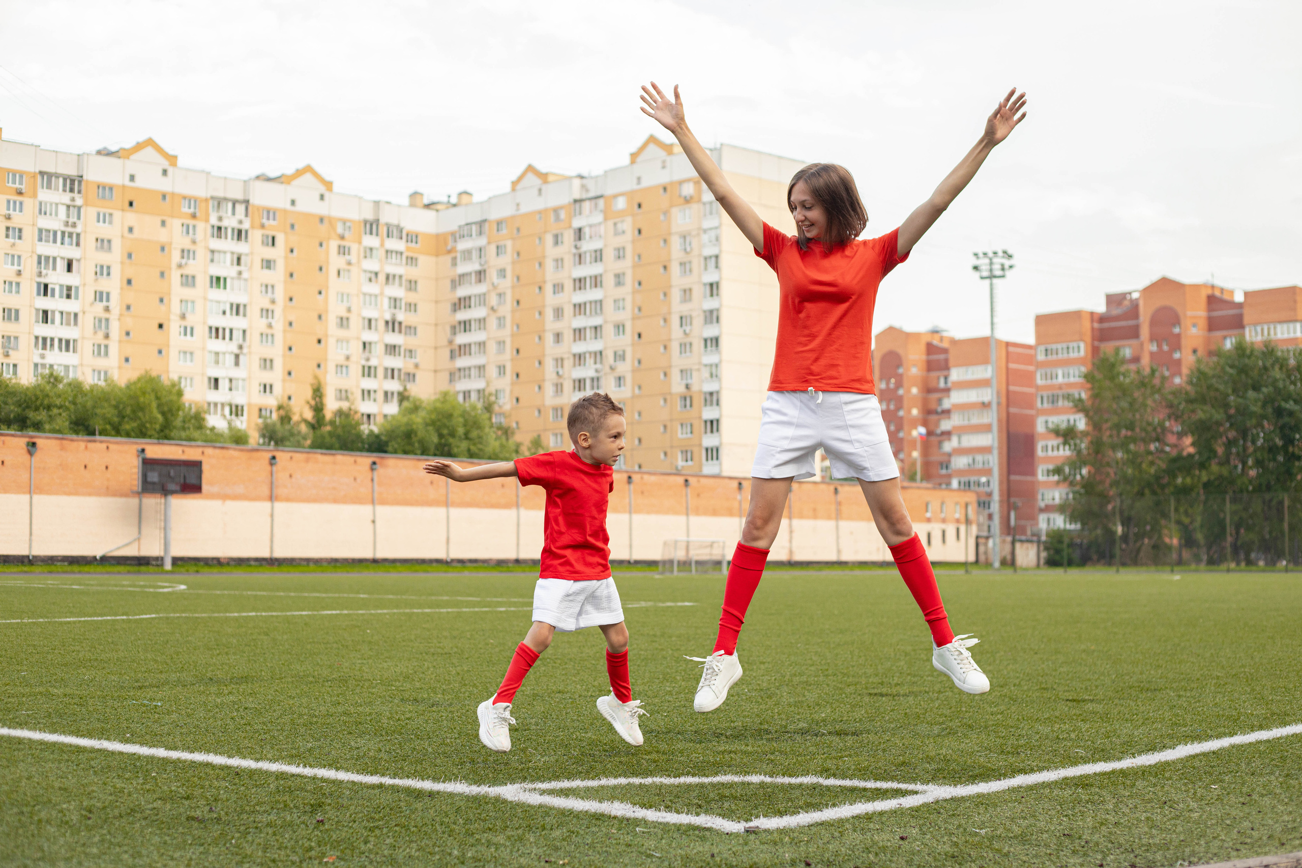 Фотосессия на футбольном поле. Фотограф в Железнодорожном и Балашихе