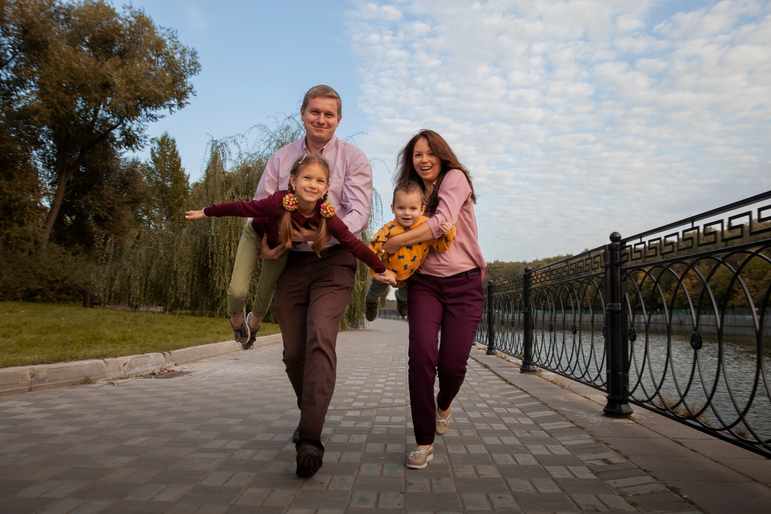 осенняя семейная фотосессия