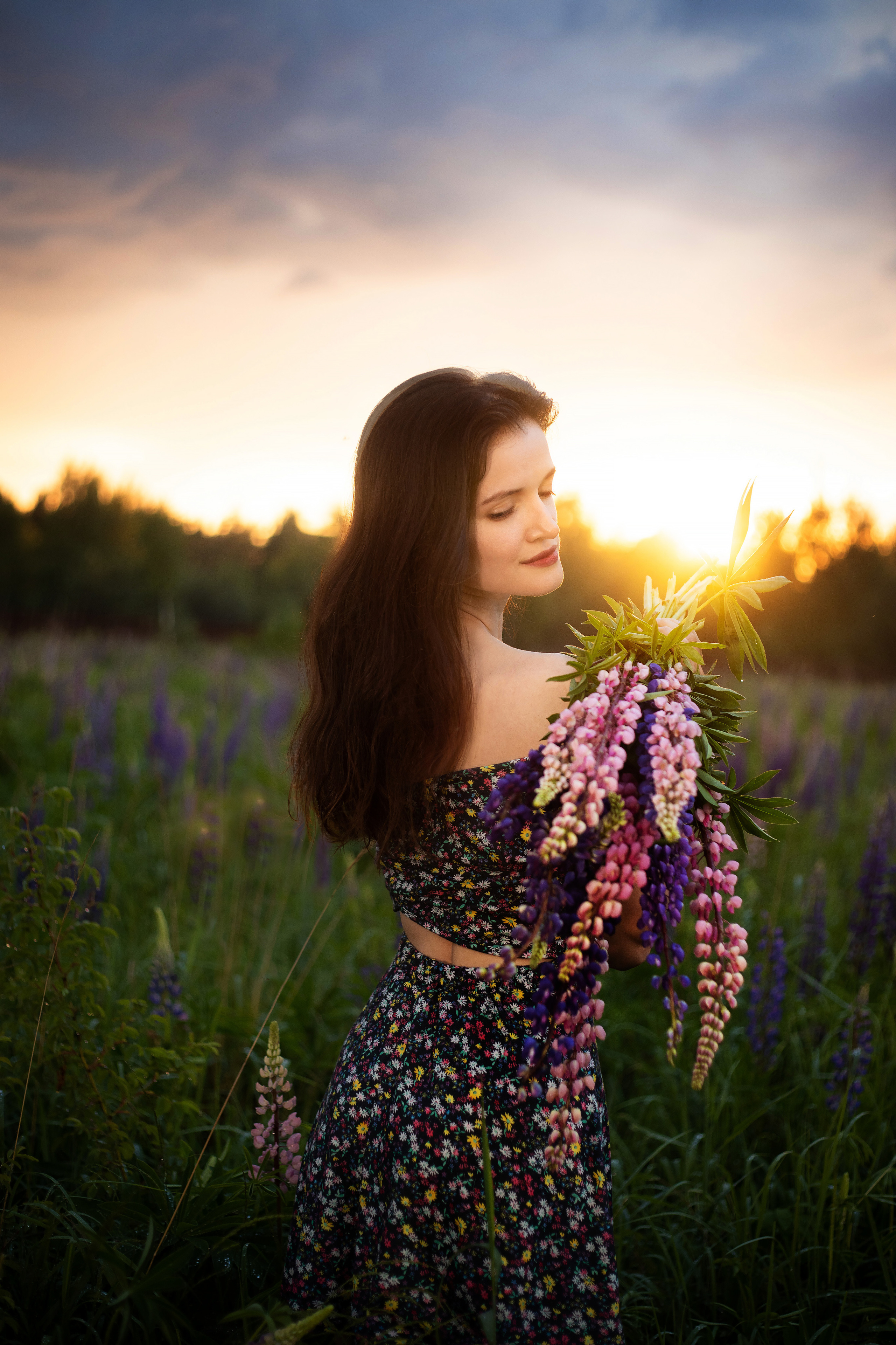 Фотосессия в цветах. Фотограф в Железнодорожном и Балашихе