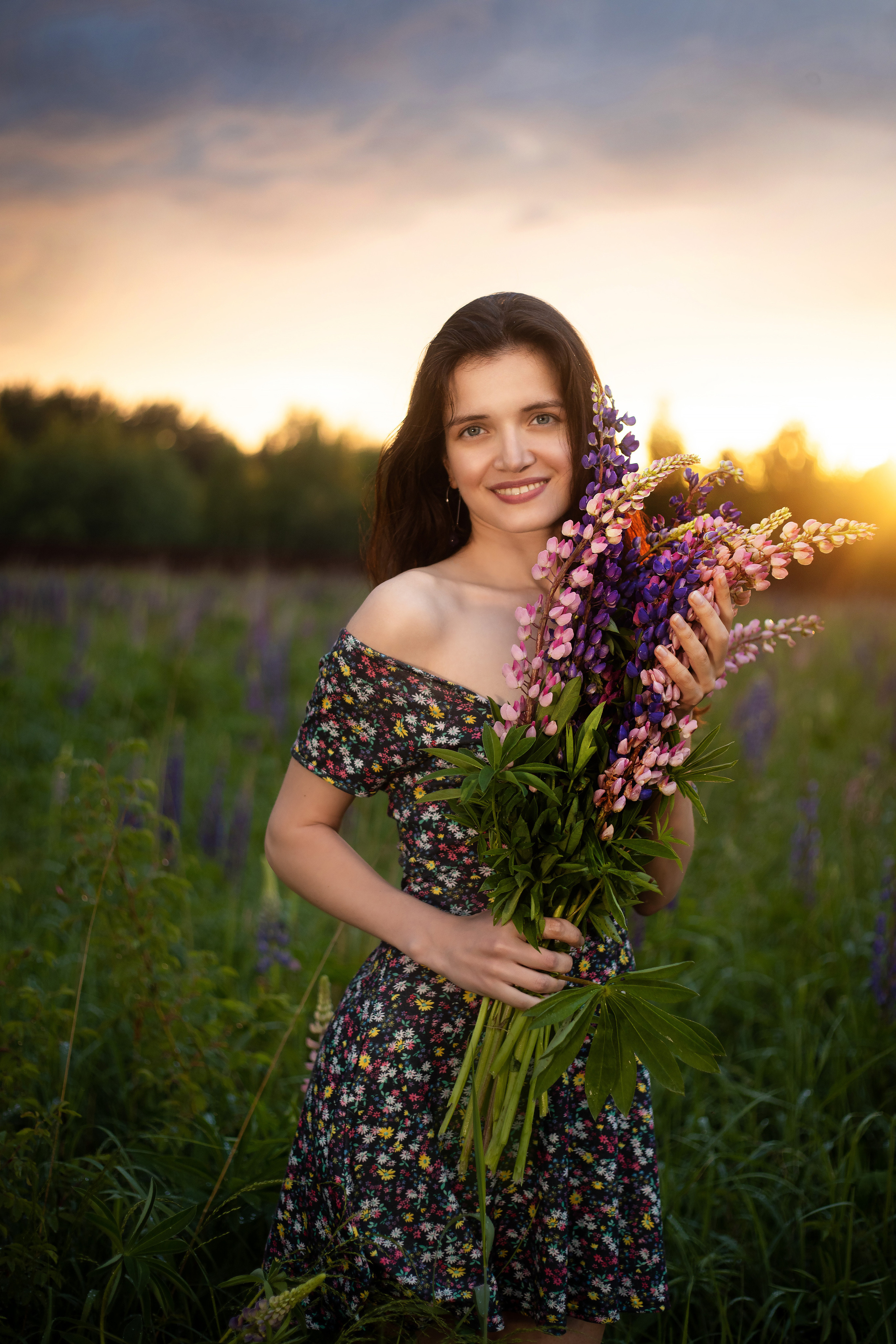 Фотосессия в цветах. Фотограф в Железнодорожном и Балашихе