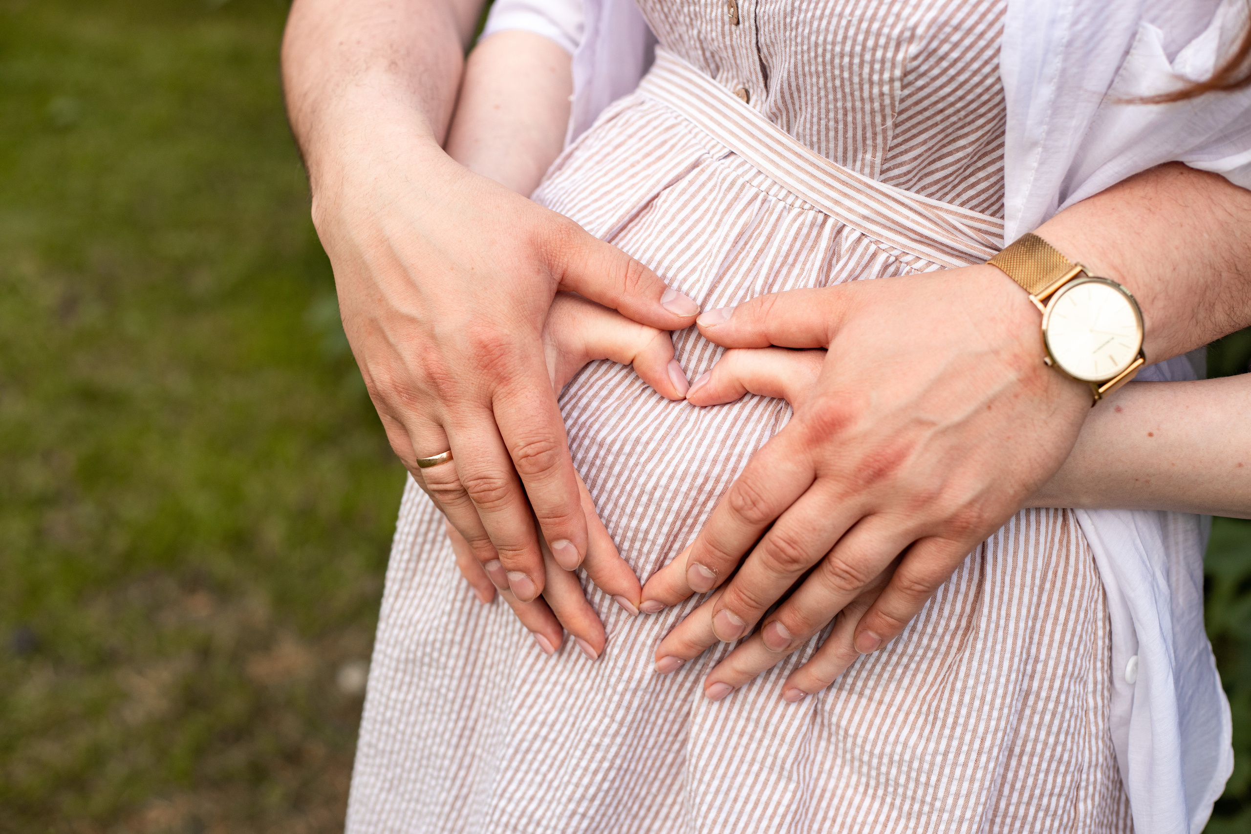 сердечко на животе