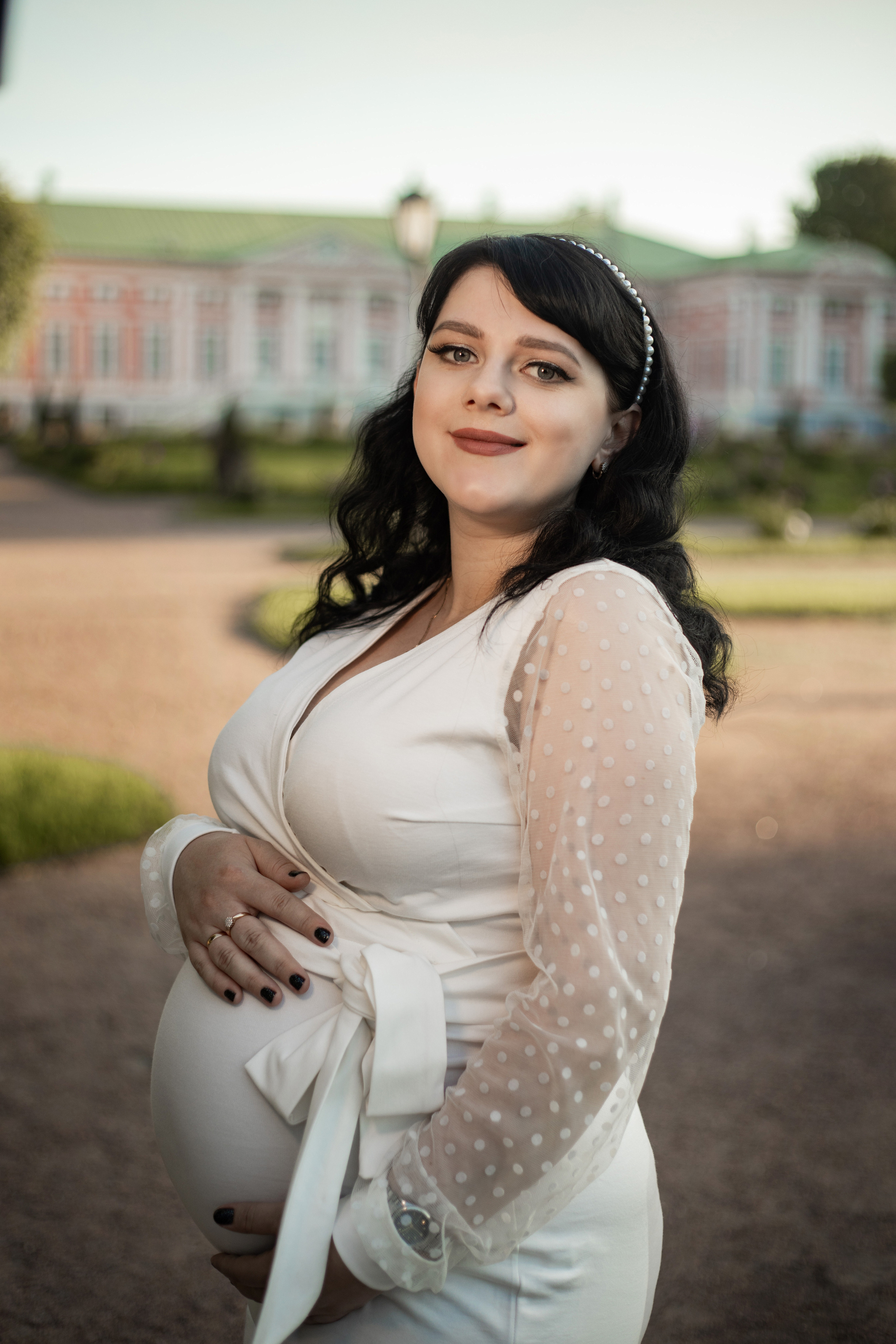 Портрет беременной в усадьбе кусково