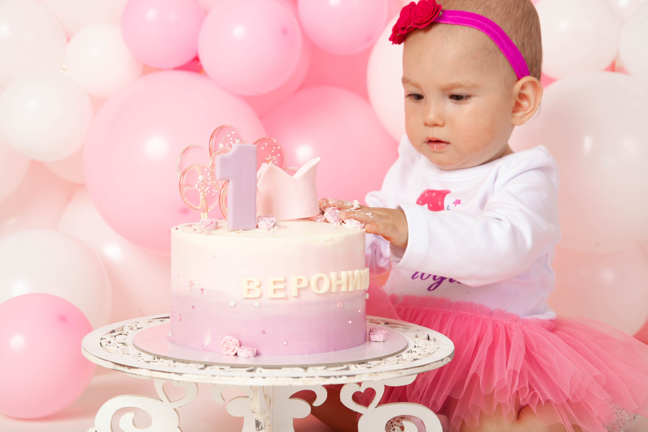 Праздничная фотосессия годовасия. Фотограф в Железнодорожном и Балашихе