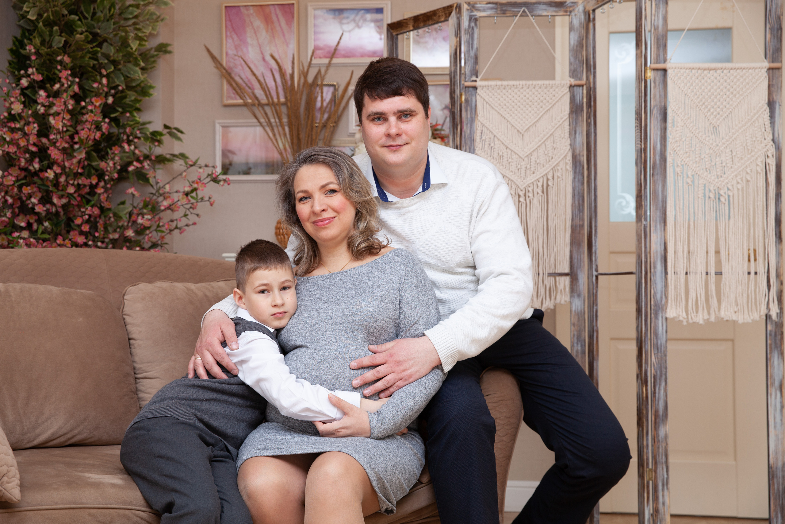 Семейная фотосессия беременности