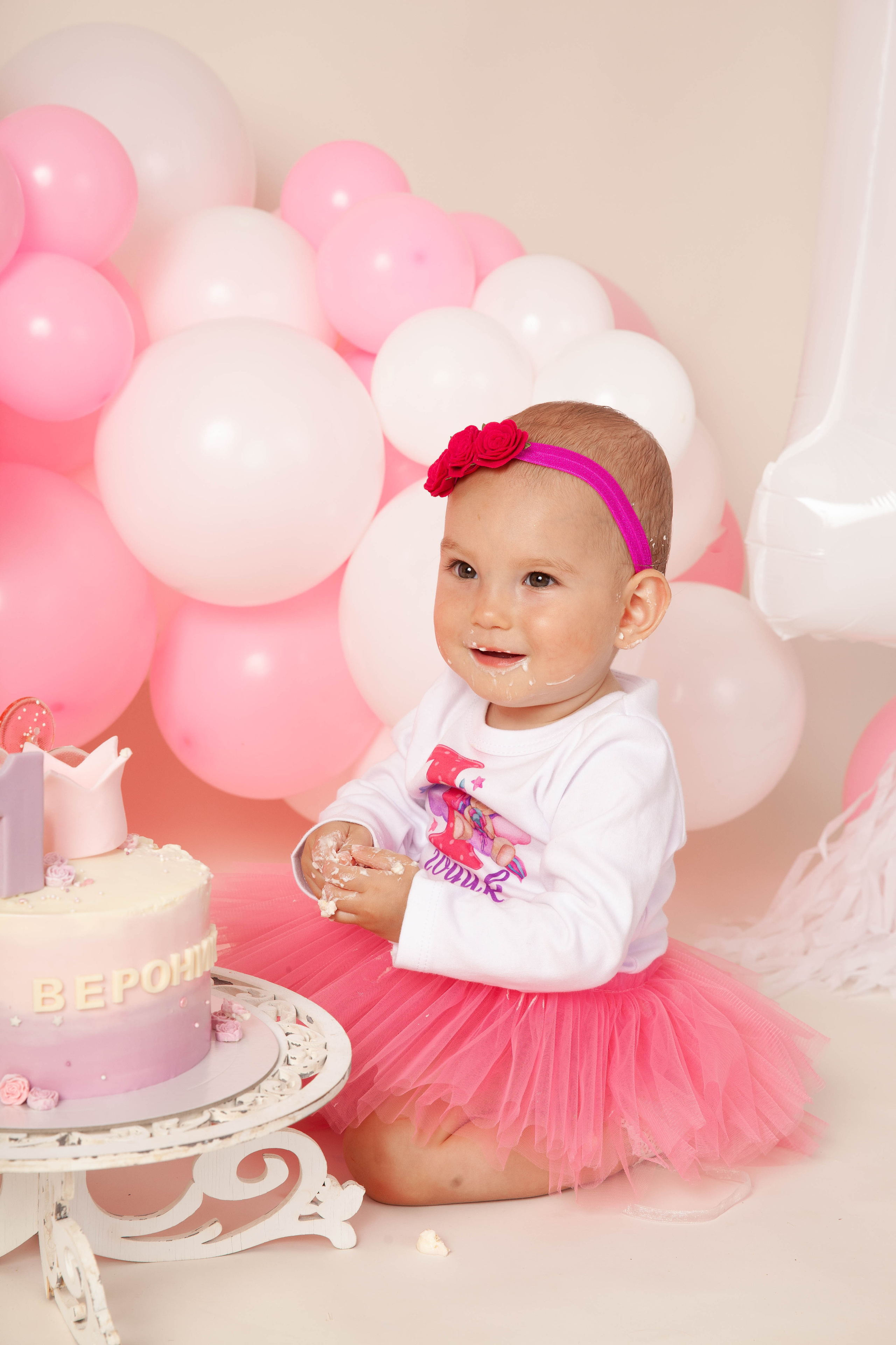 Праздничная фотосессия годовасия. Фотограф в Железнодорожном и Балашихе