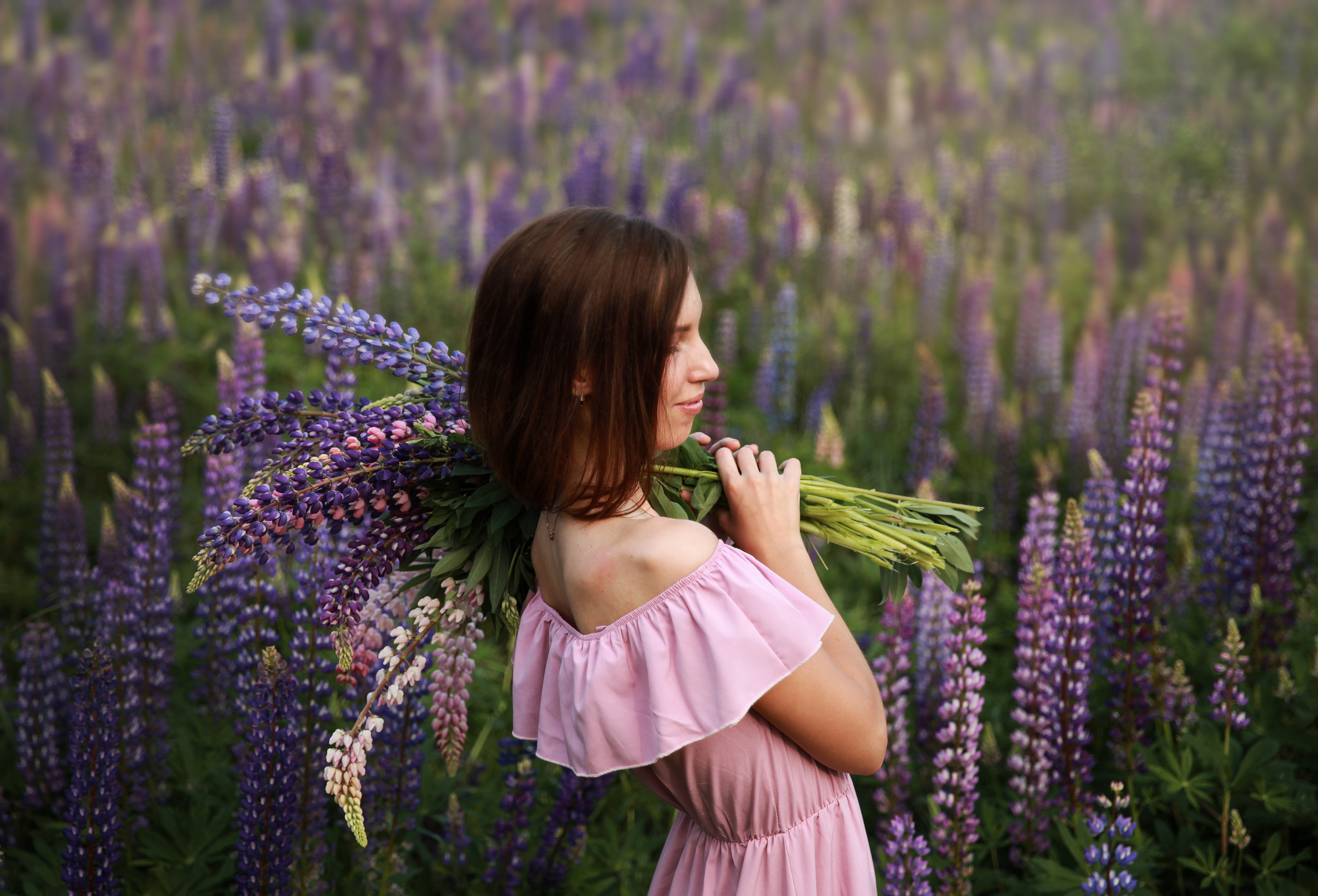 Фотосессия в цветах. Фотограф в Железнодорожном и Балашихе