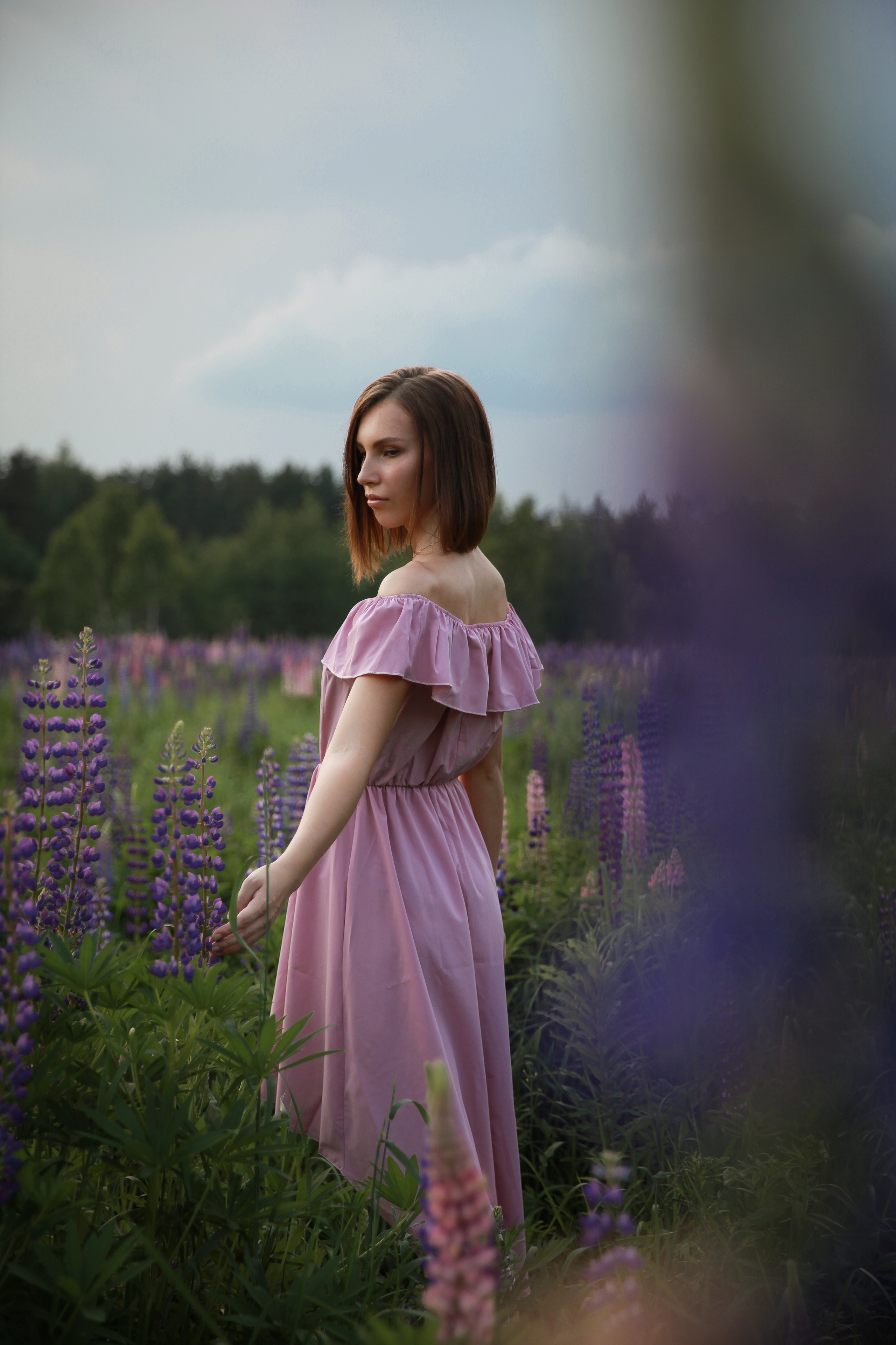 Фотосессия в цветах. Фотограф в Железнодорожном и Балашихе