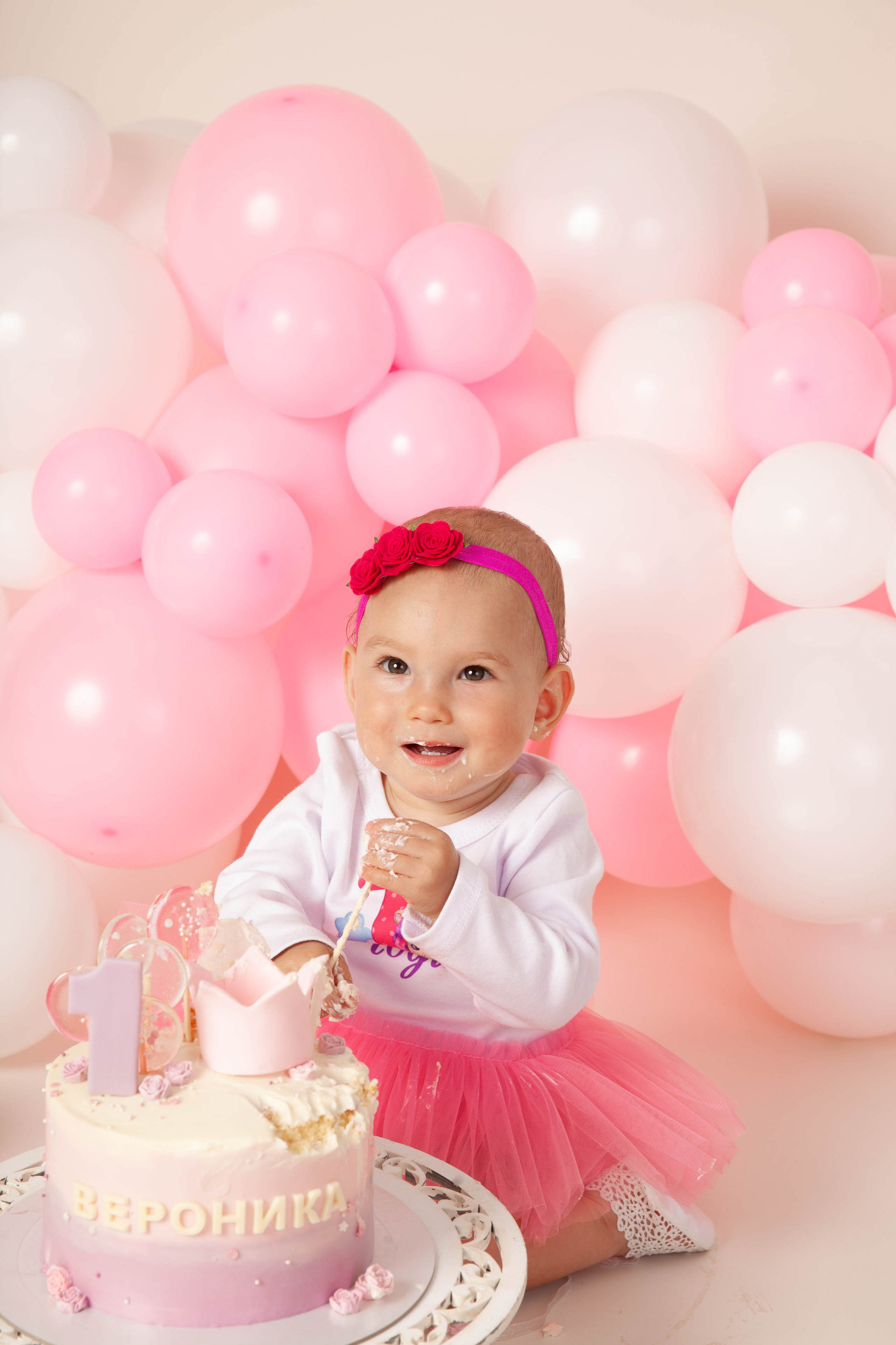 Праздничная фотосессия годовасия. Фотограф в Железнодорожном и Балашихе