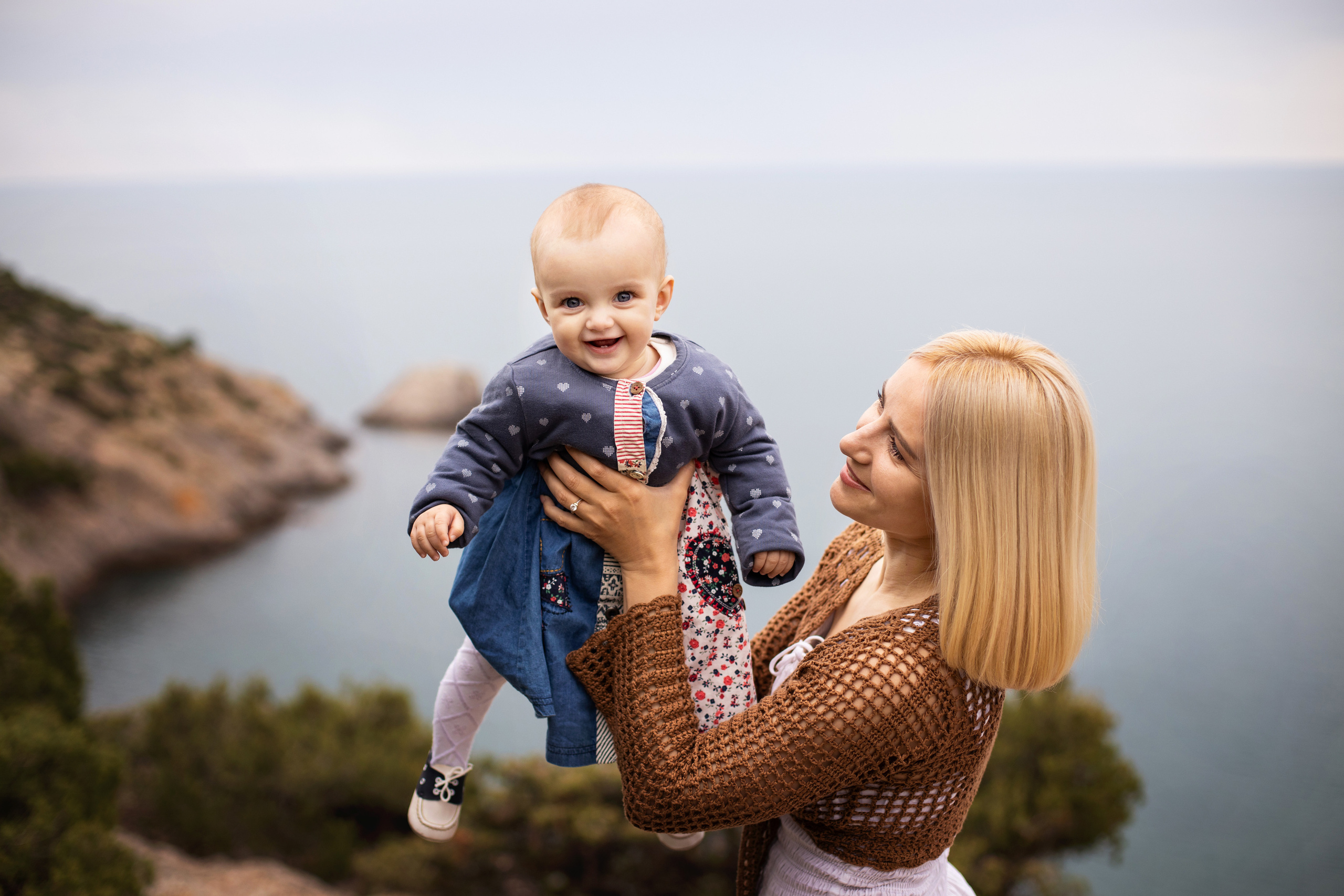 мама и дочка