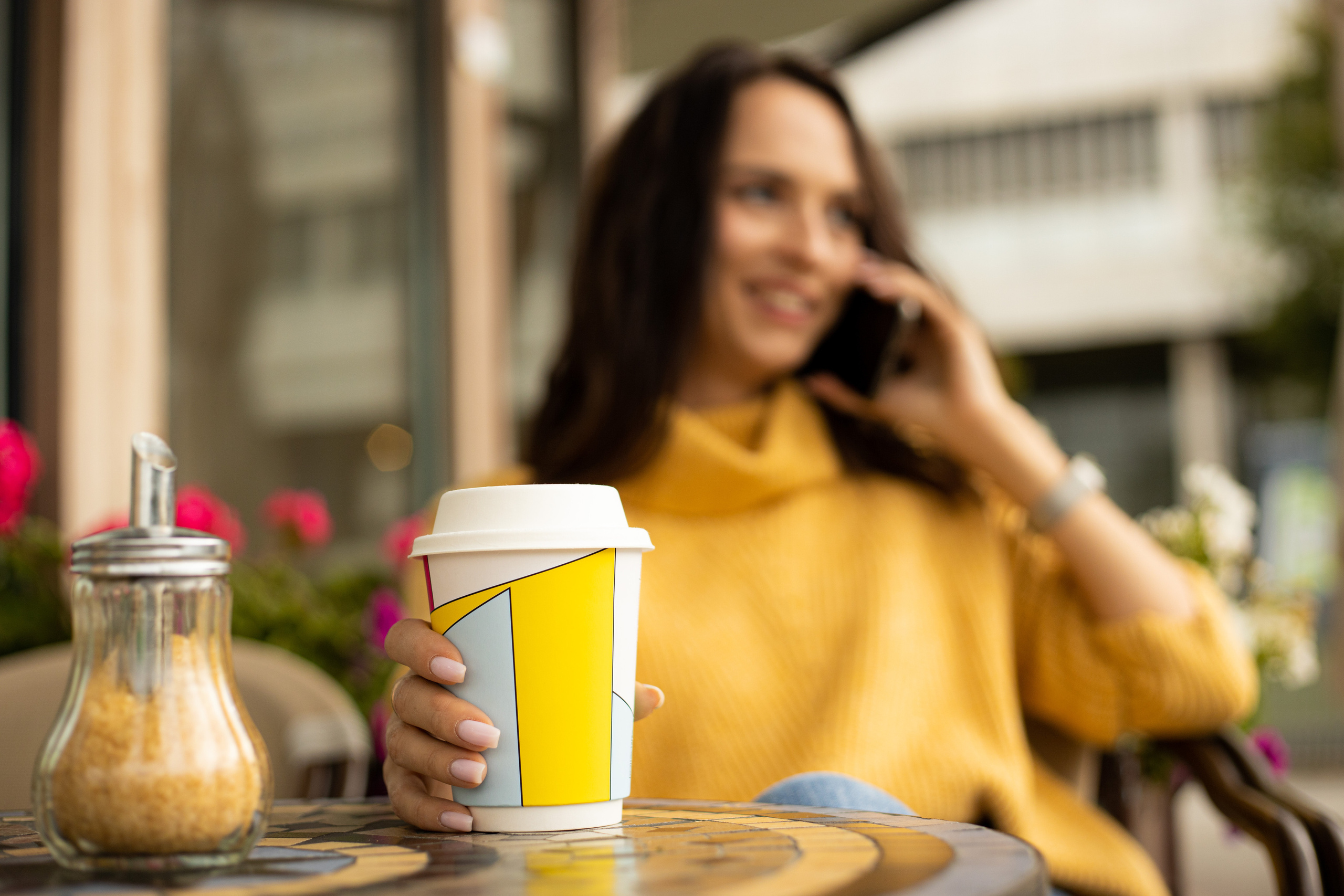 кофе на столе