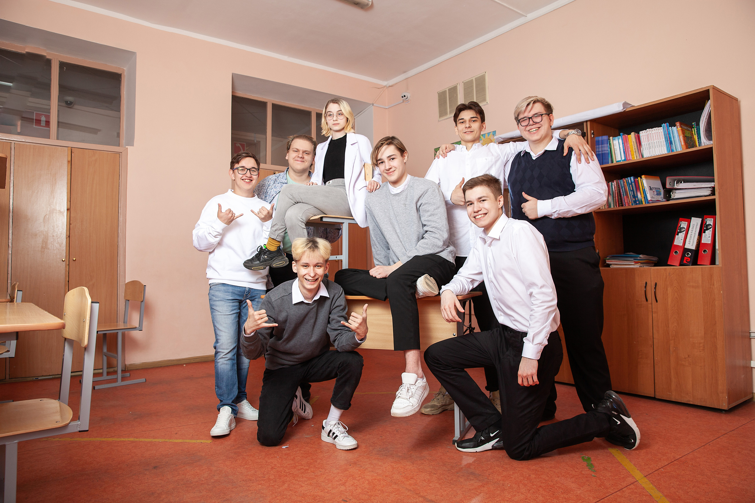 весёлые школьные фотографии