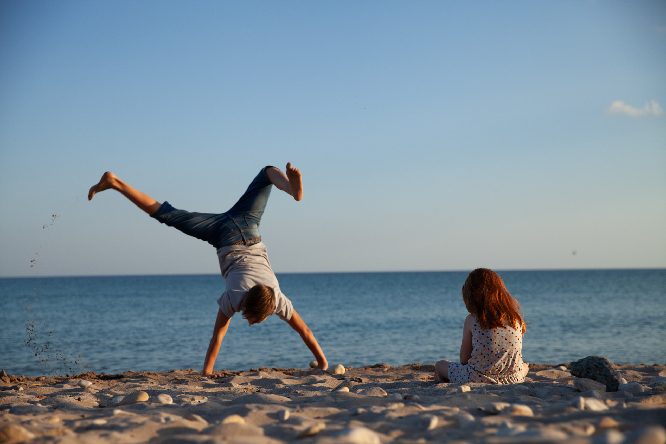 трюк на море