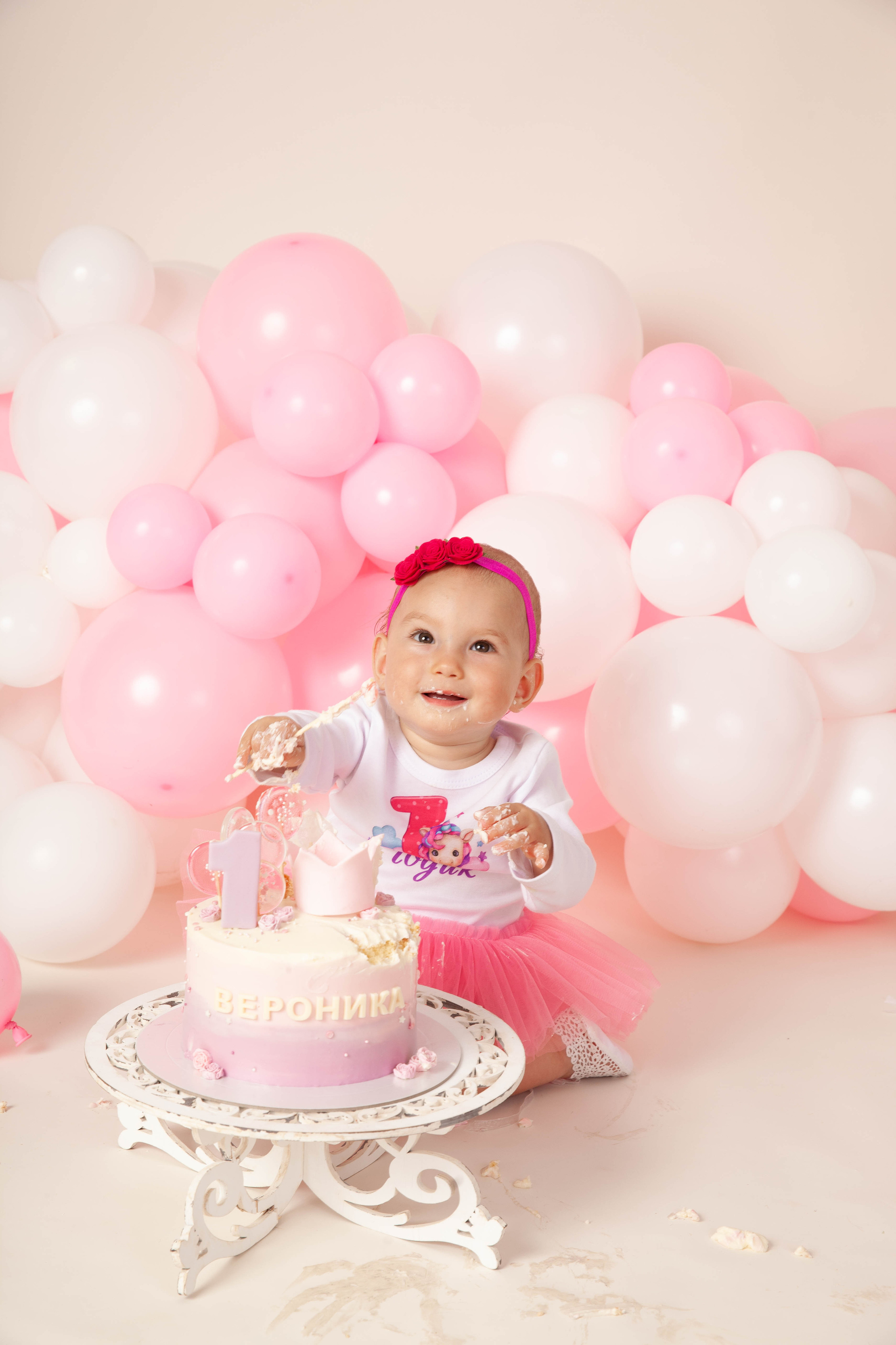 Праздничная фотосессия годовасия. Фотограф в Железнодорожном и Балашихе