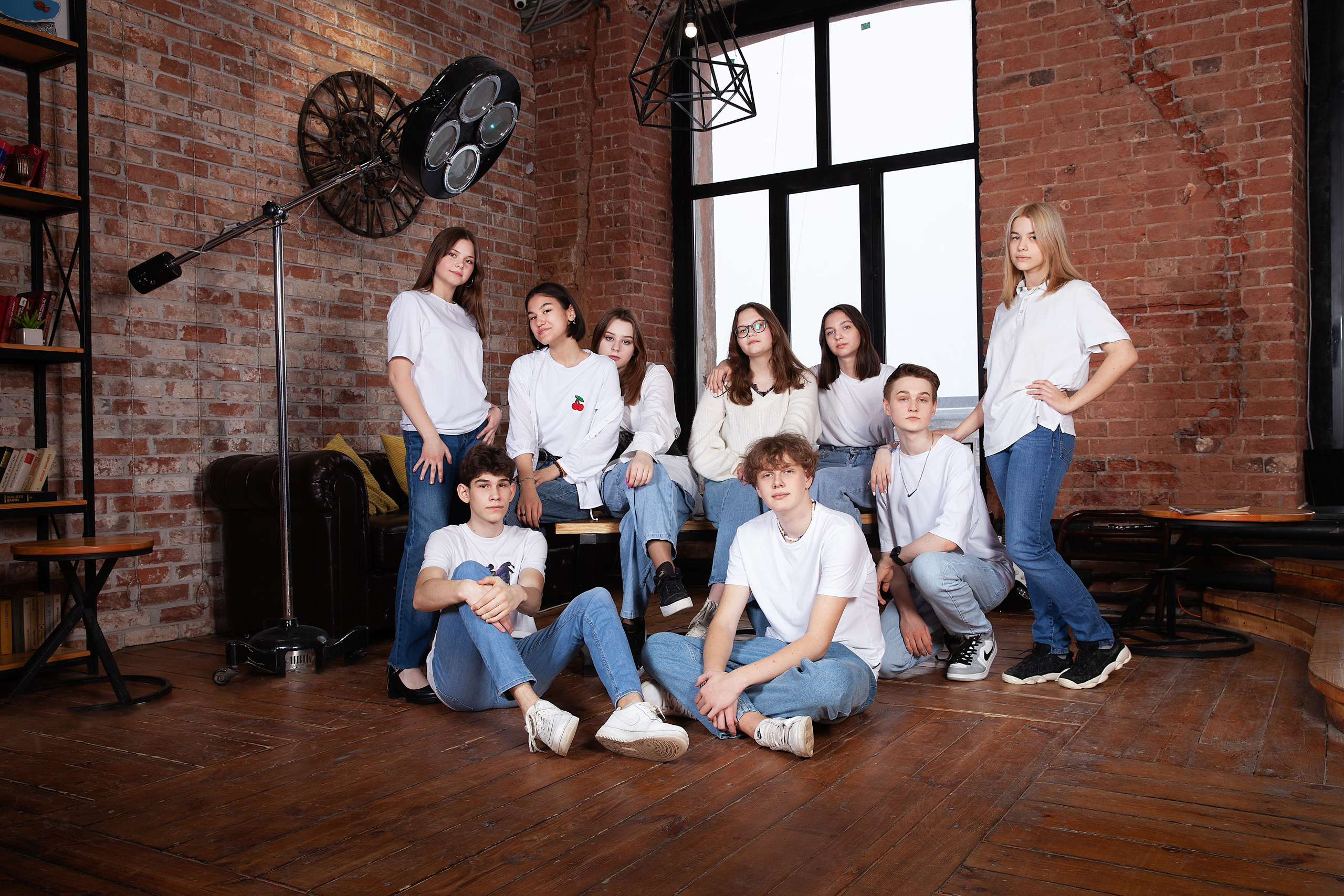 школьная фотосессия в студии