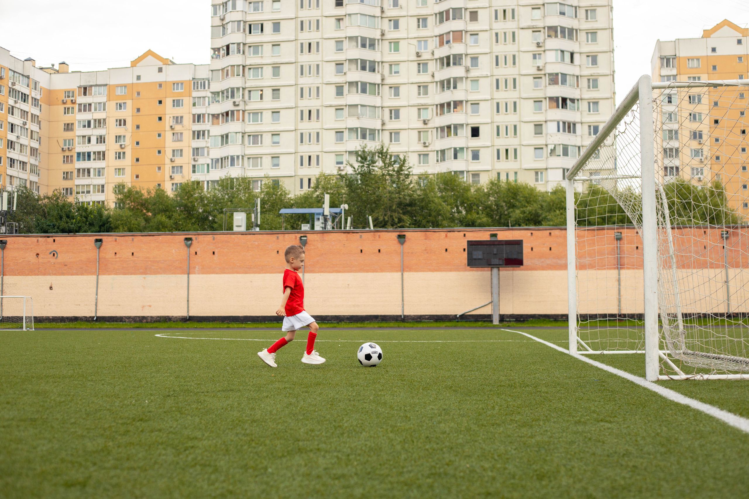 Фотосессия на футбольном поле. Фотограф в Железнодорожном и Балашихе