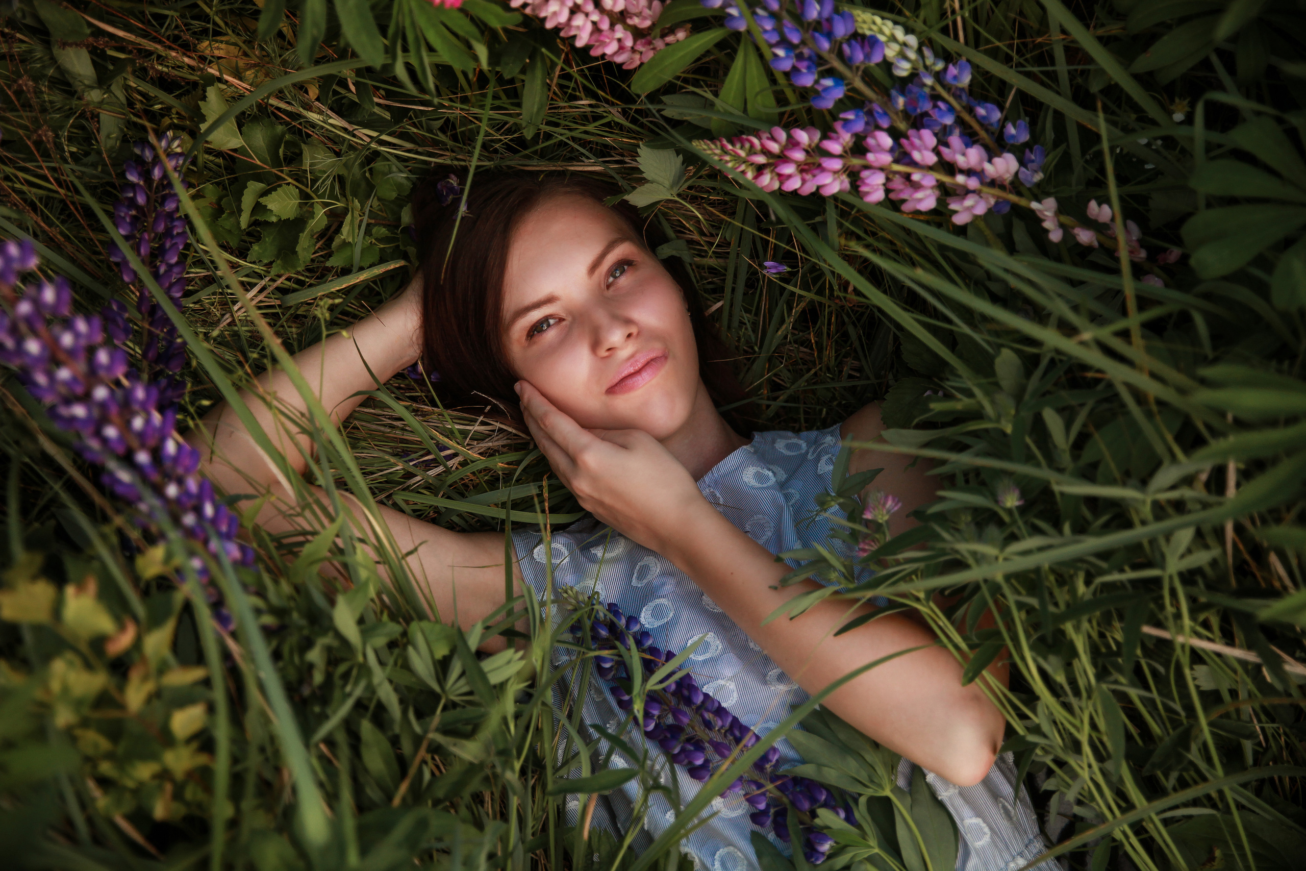 Фотосессия в цветах. Фотограф в Железнодорожном и Балашихе