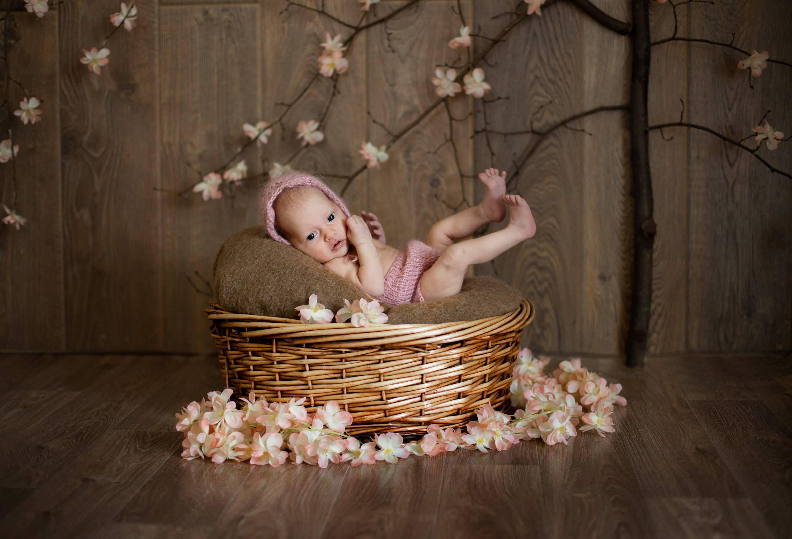 Ньюборн у меня в студии. Фотограф в Железнодорожном и Балашихе