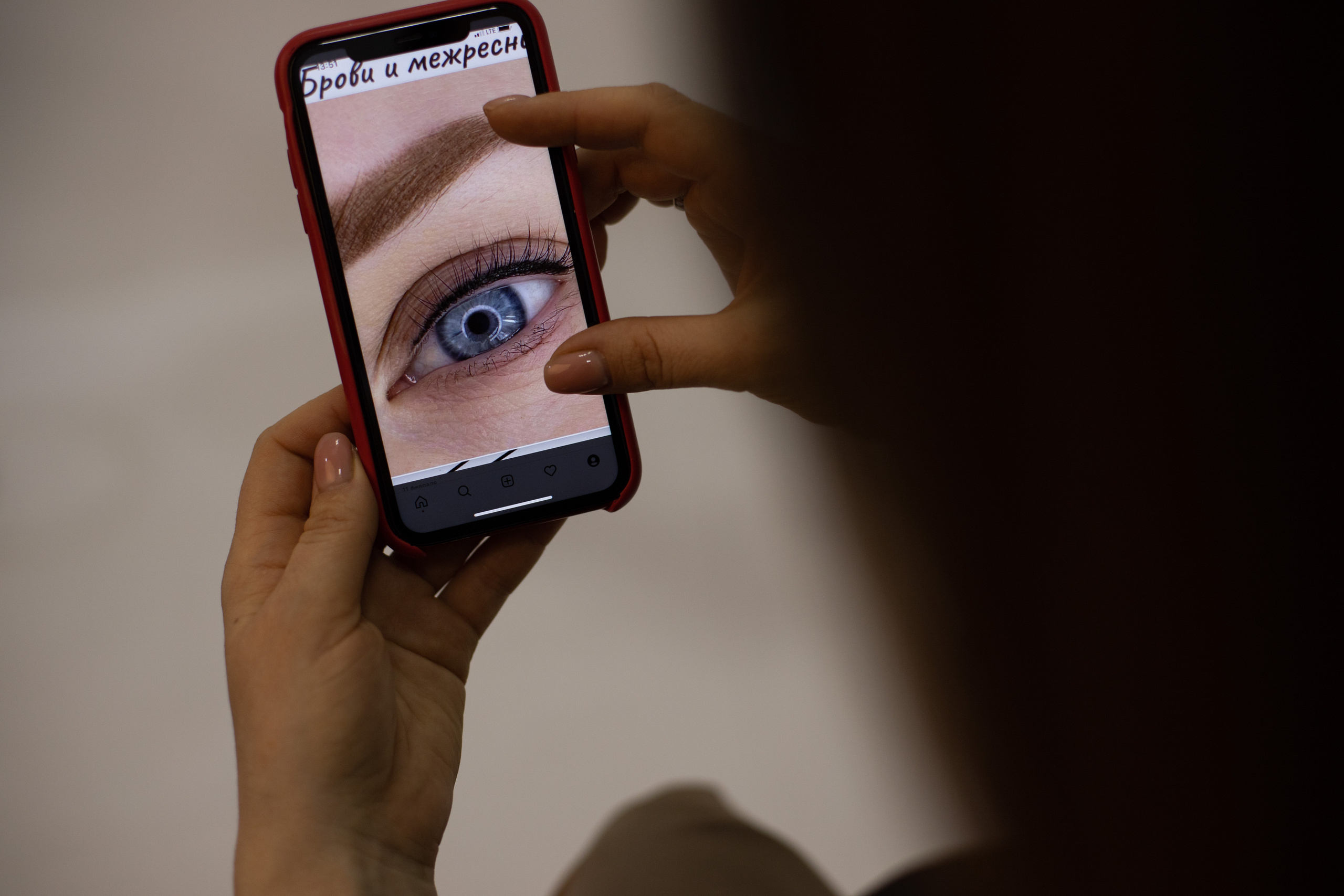 Съемка для мастера перманентного макияжа. Фотограф в Железнодорожном и Балашихе