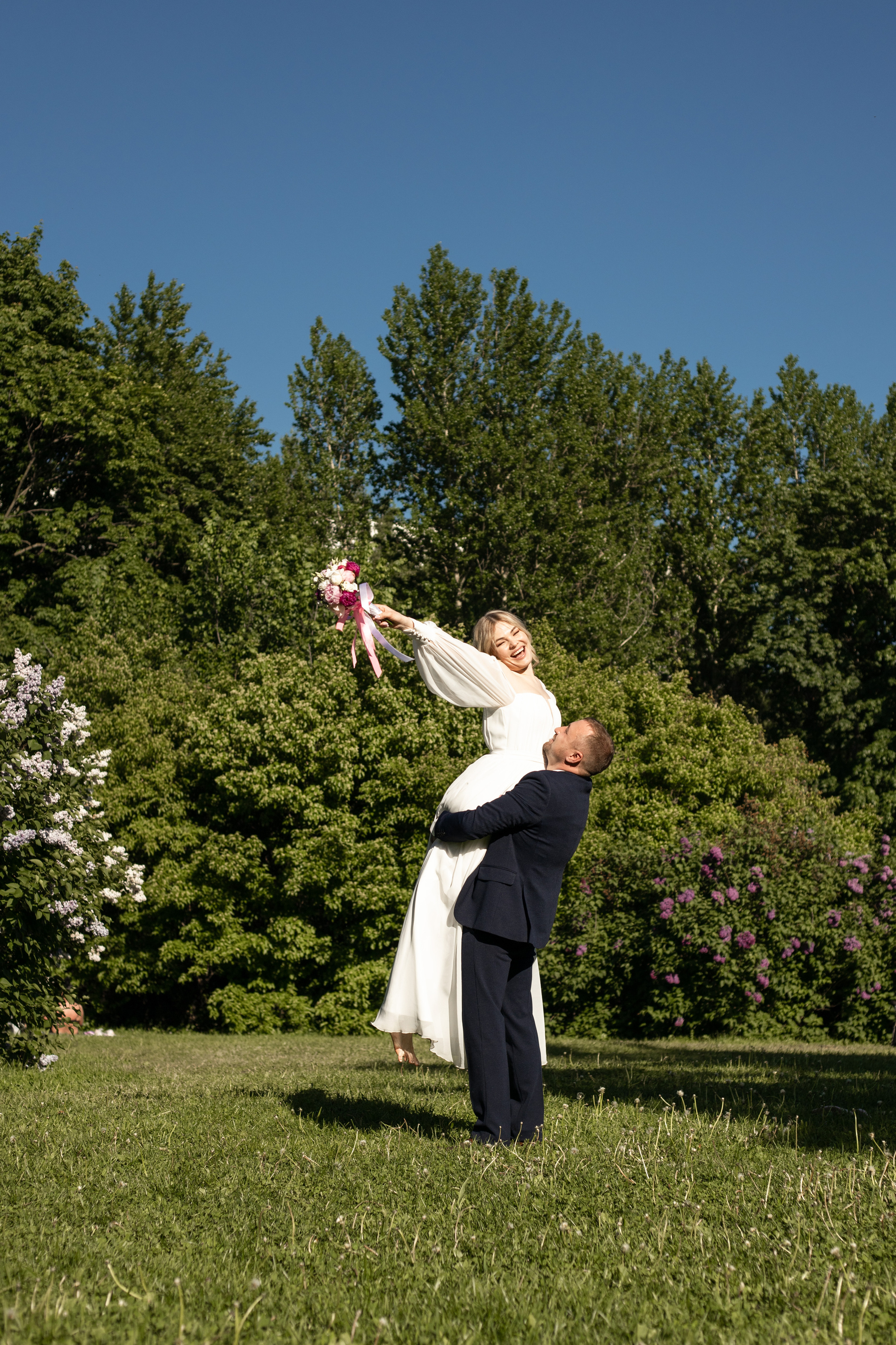 свадебная фотосессия в парке Пехорка