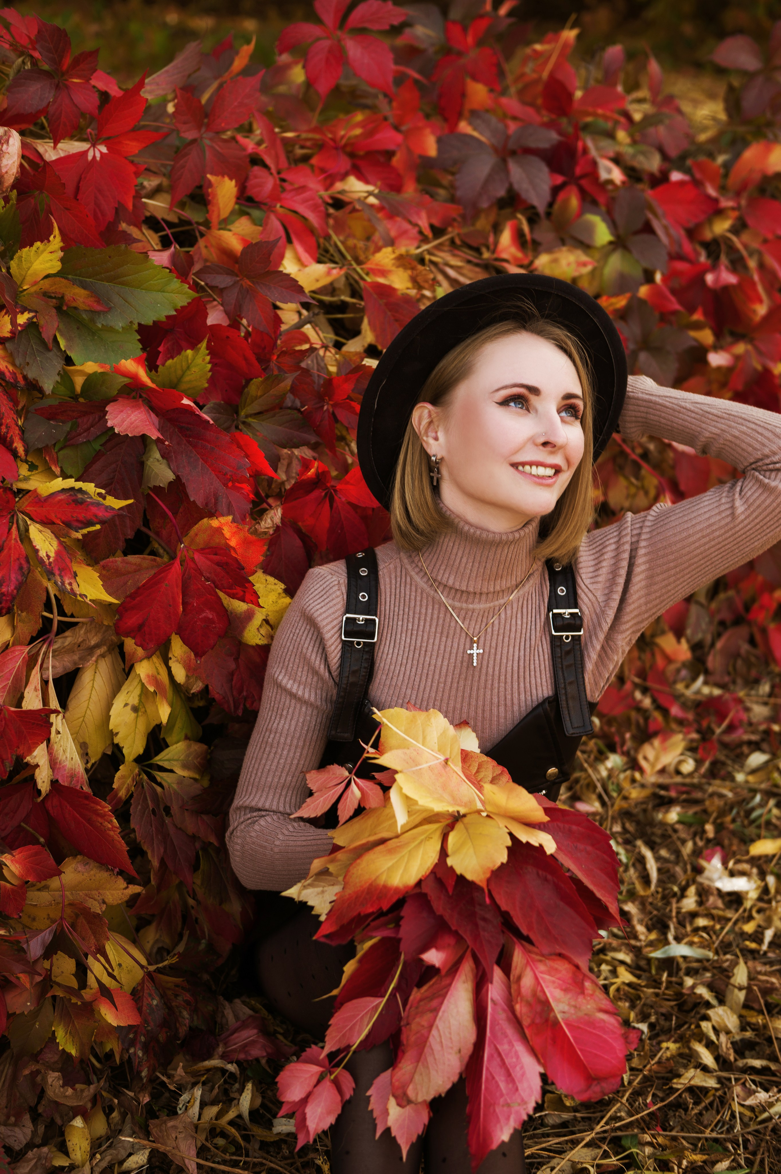 Прогулка с лисой. Фотограф Кристина Гришина Рязань