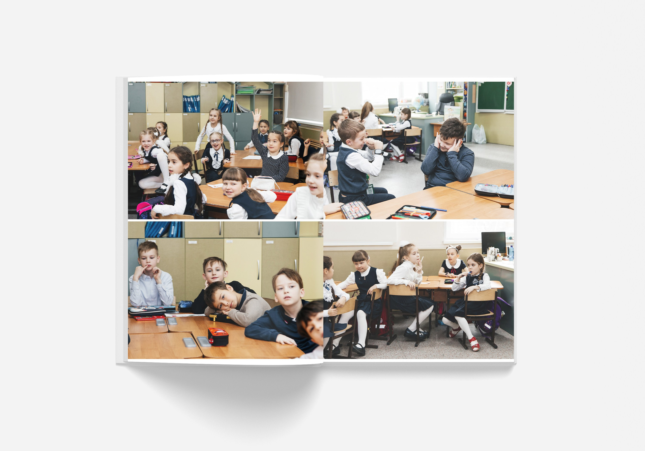 Младшие классы Альбом 10 разворотов (20 страниц). Выпускные альбомы. Зубкова Яна