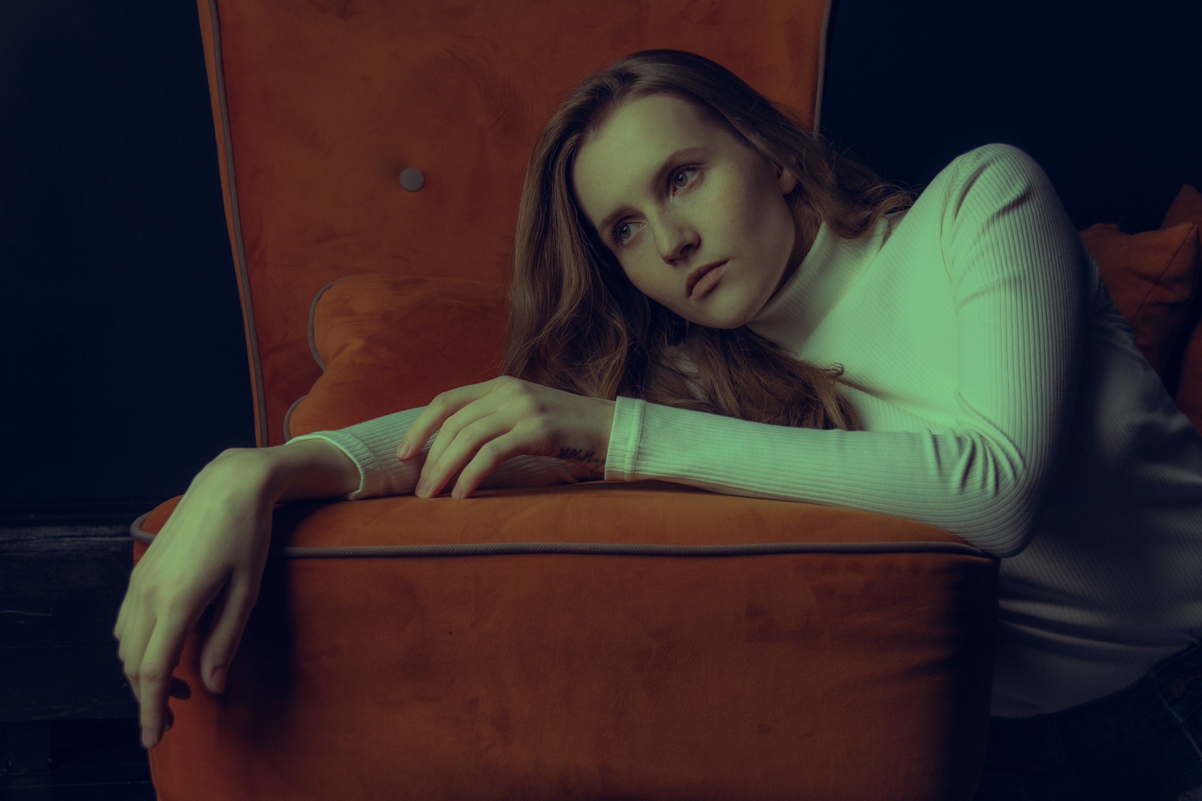 Портретная фотосессия в студии. Фотограф в Новосибирске