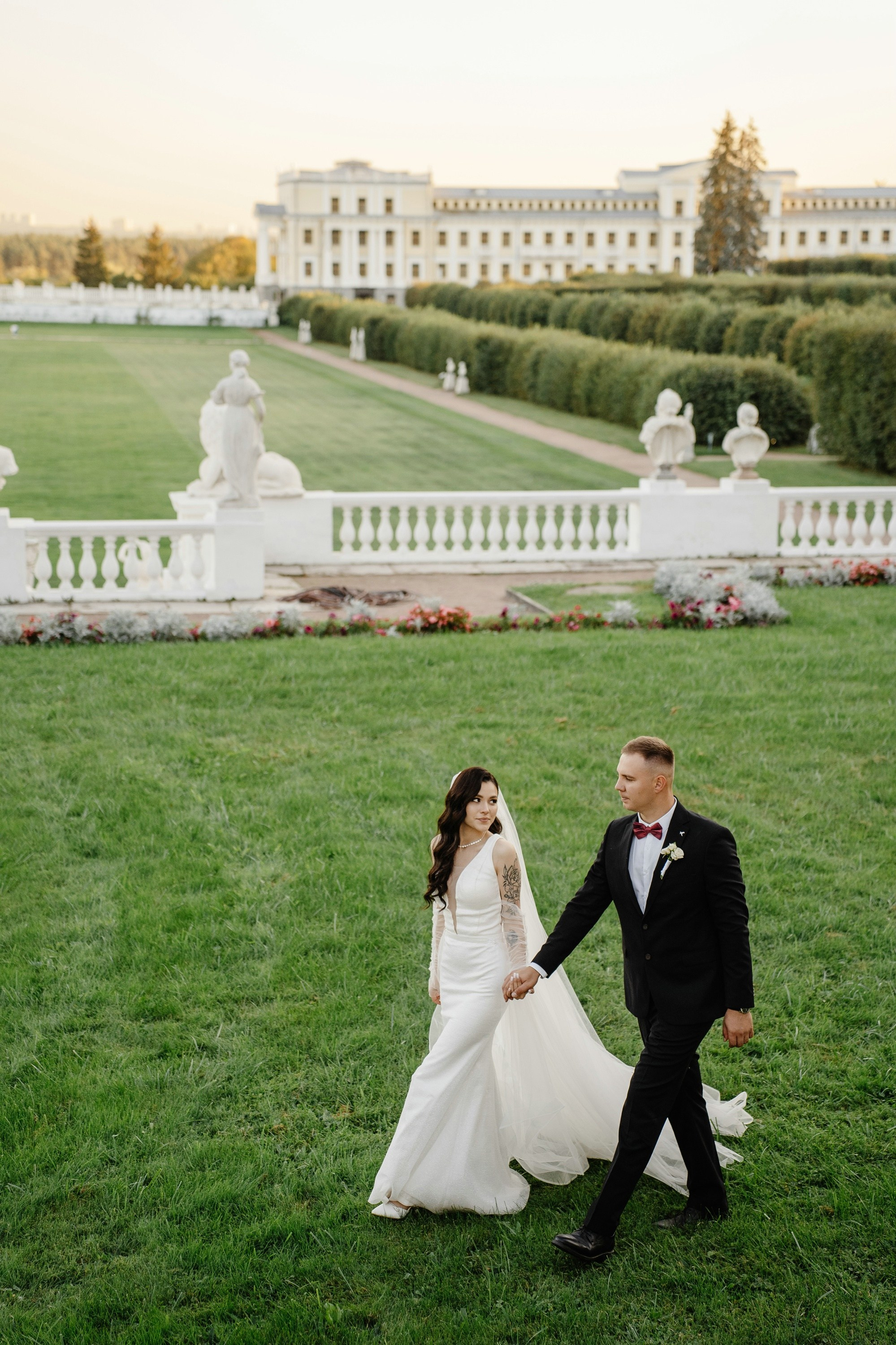 Свадьба в усадьбе Архангельское. Свадебный и семейный фотограф в Москве Светлана Зоткина