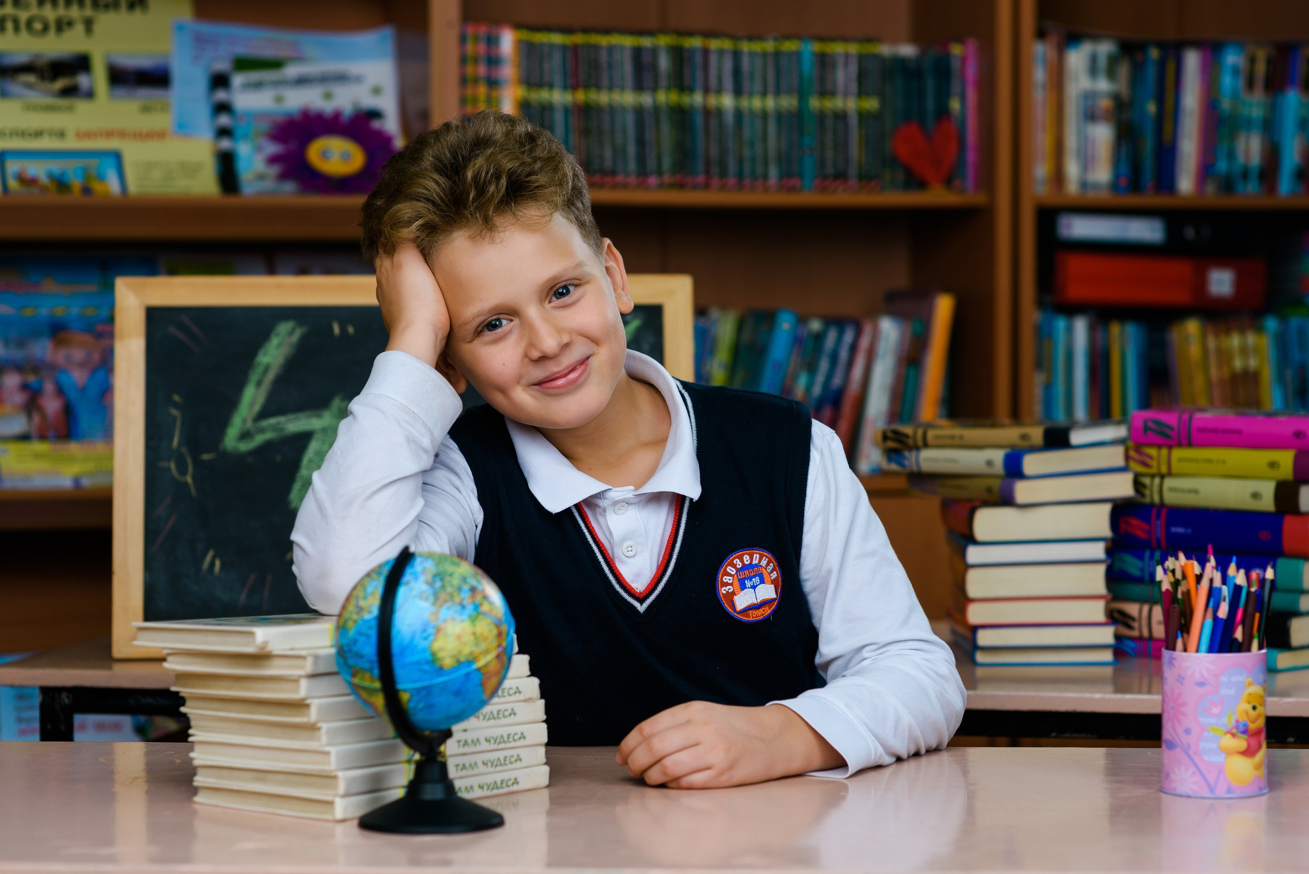 Школьная фотосессия в Томске. Студия выпускных альбомов Ольги Галкиной. Томск